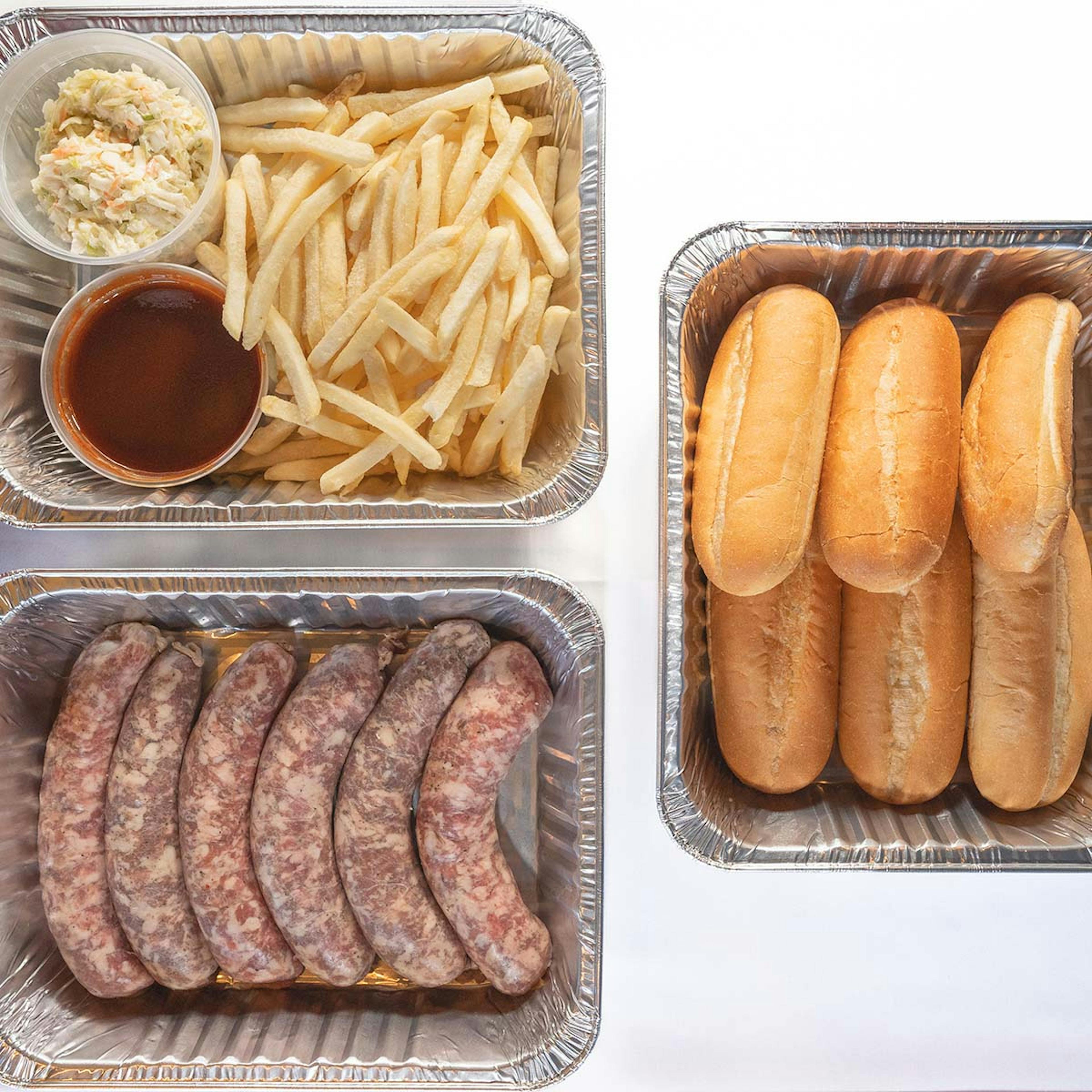Polish Boy Sausage Kit + Fries for 6 by Edwin's Restaurant - Alternate image 1