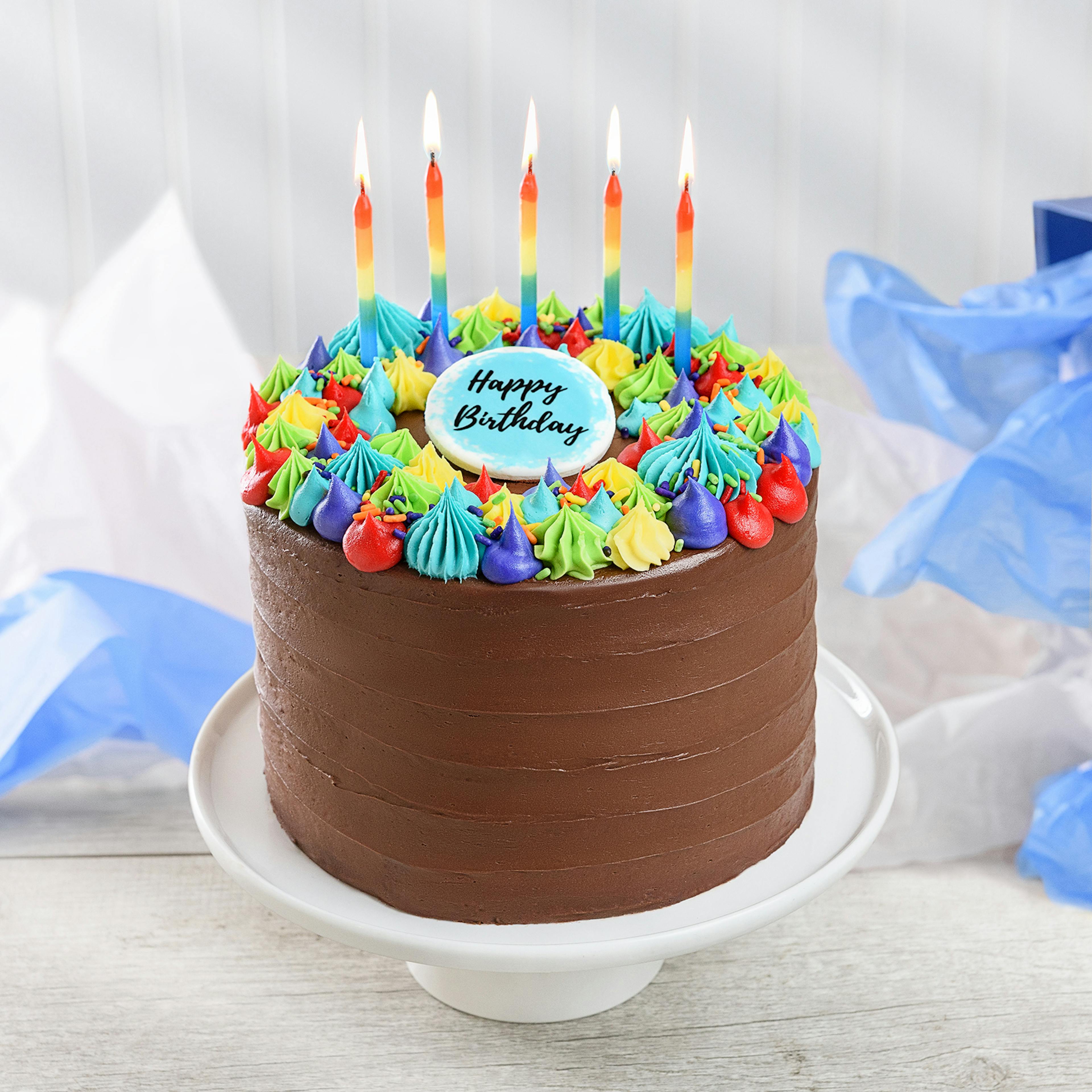 Gluten-Free Birthday Celebration Chocolate Layer Cake by We Take the Cake - Alternate image 2