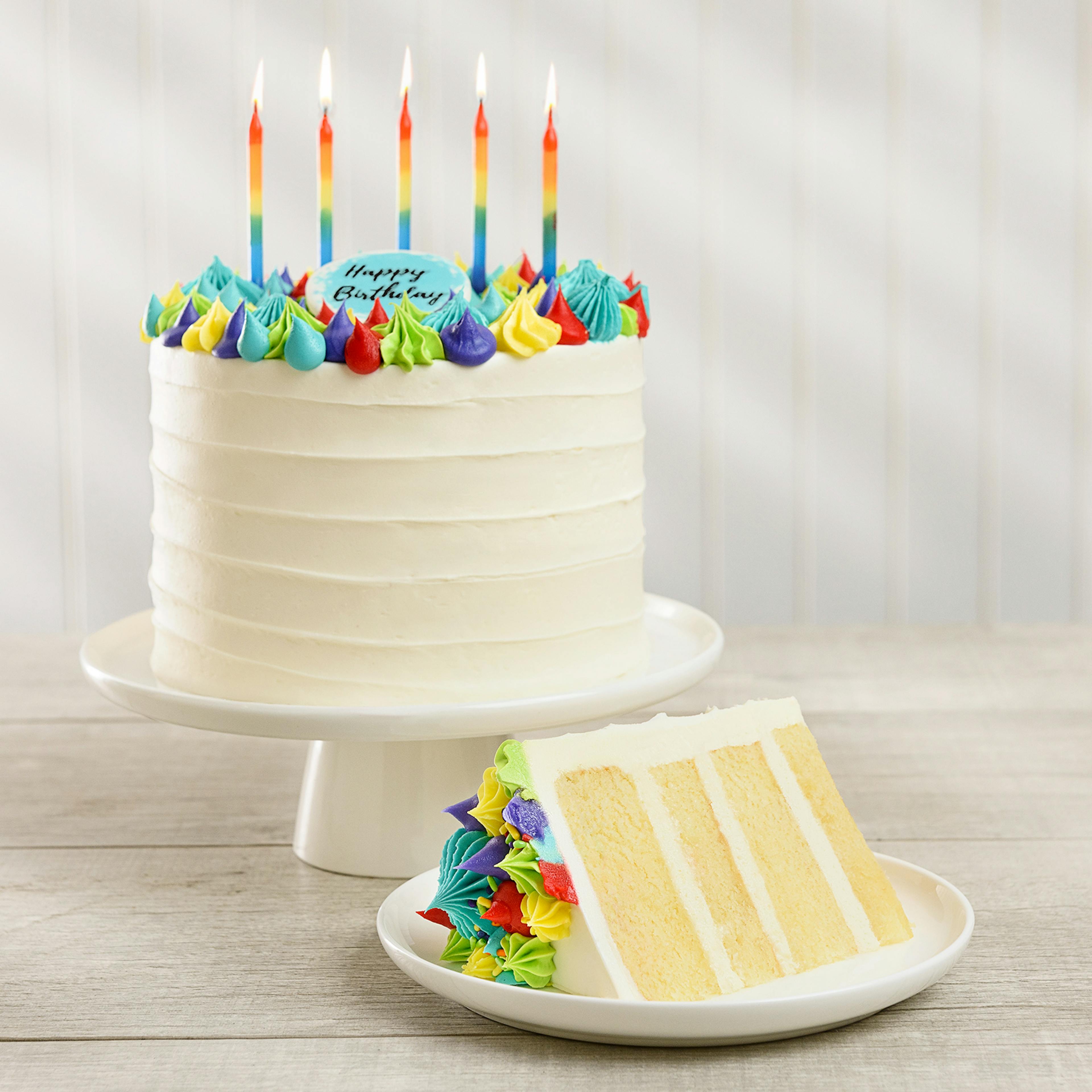 Gluten-Free Birthday Celebration Golden Butter Layer Cake by We Take the Cake