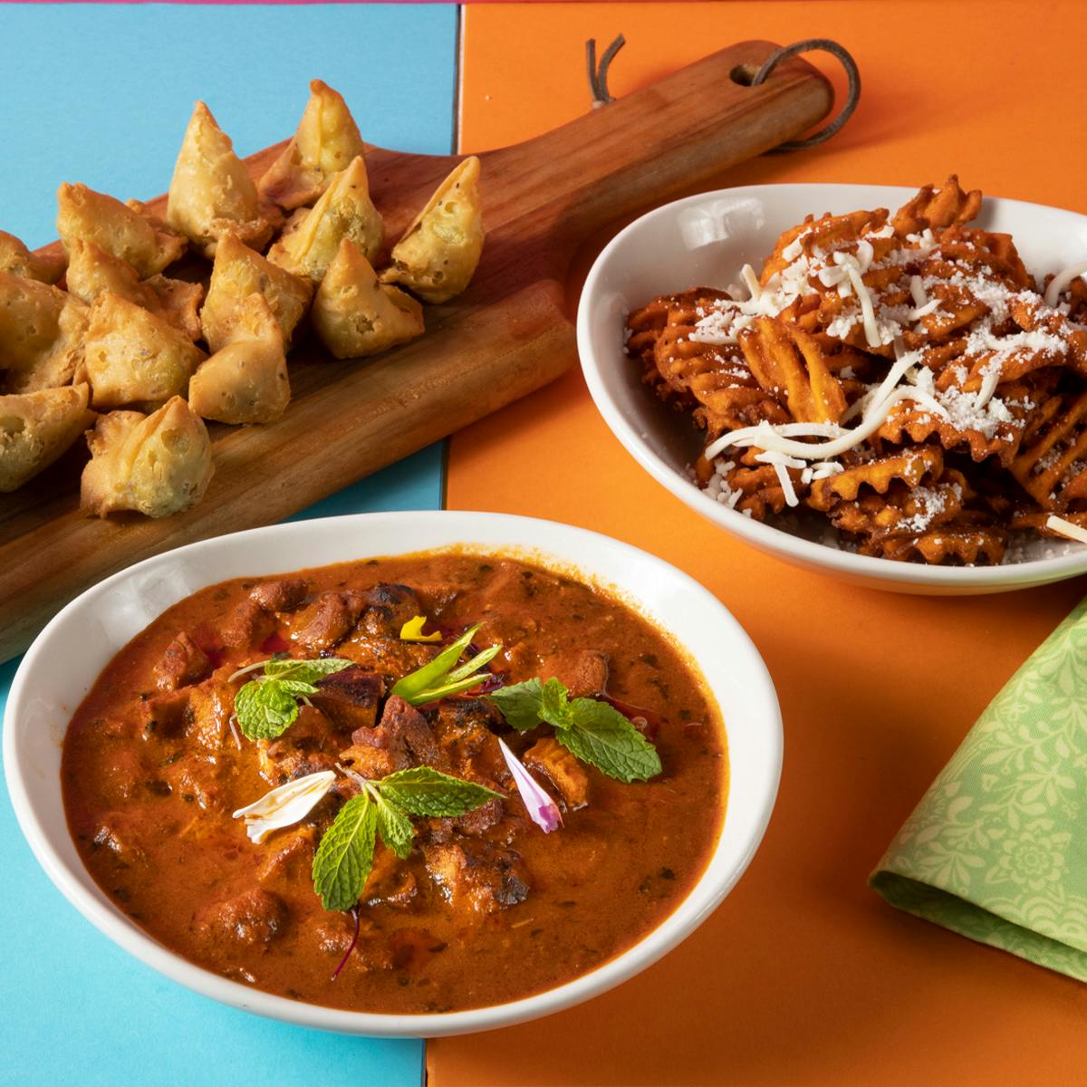Tikka Masala "Sexy" Fries + Samosas for 4 - Choose Your Own by Curry Up Now