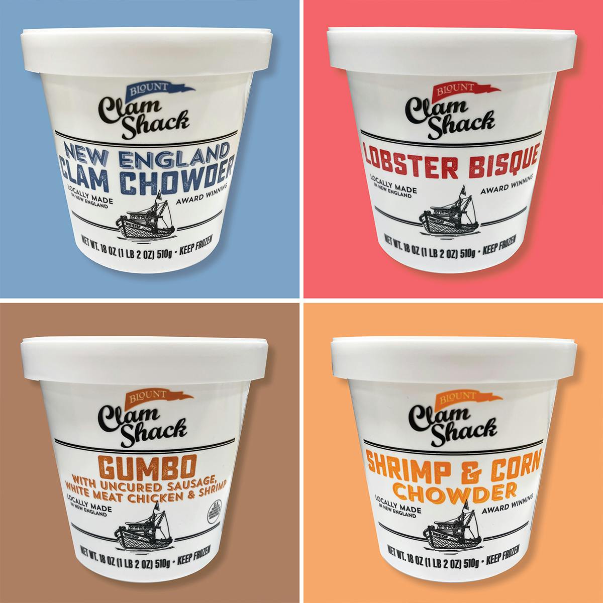 "Taste of Blount" Soup Sampler  - 4 Pack by Blount’s Family Kitchen Soups - Alternate image 1