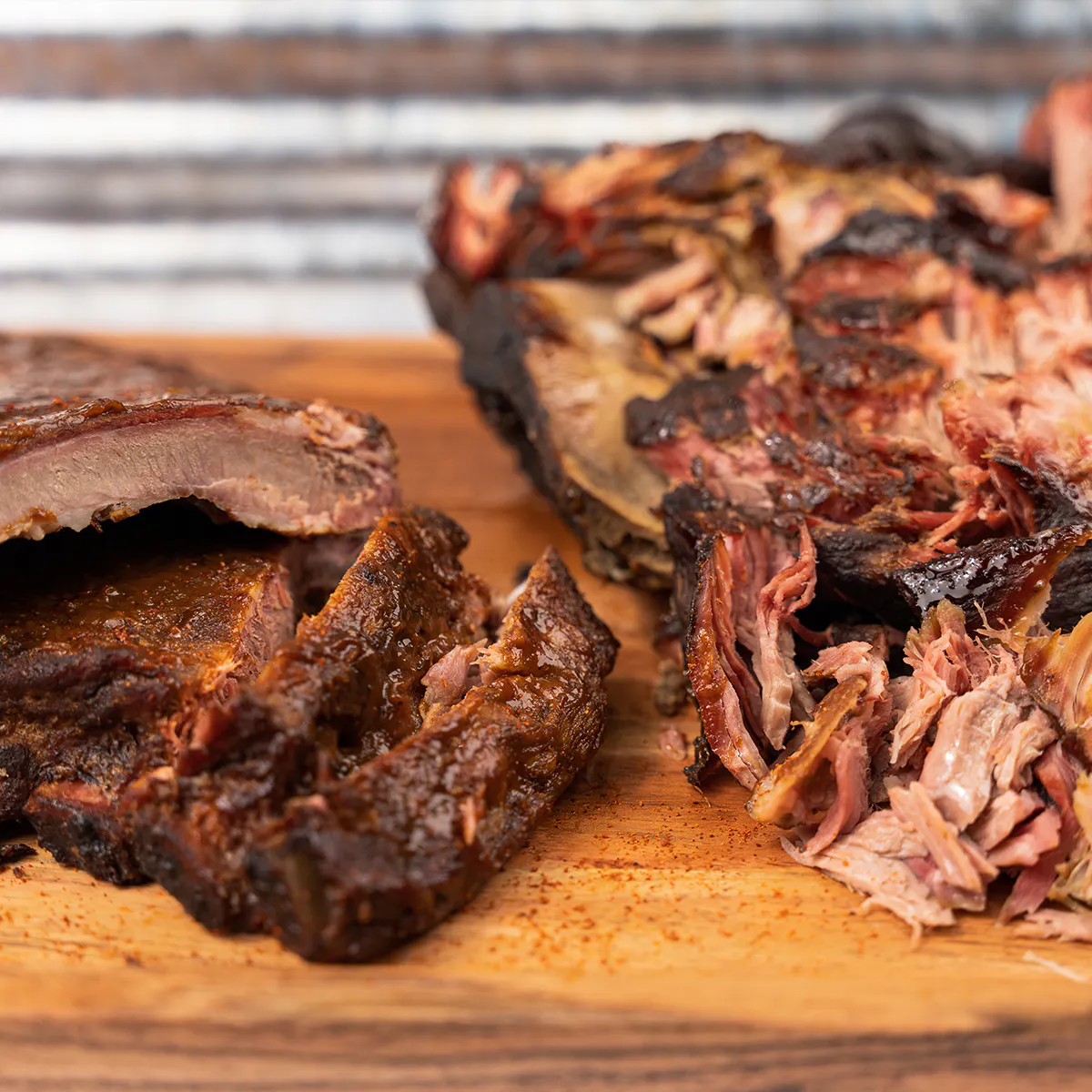 Hickory-Smoked Spare Ribs + Pulled Pork Combo for 6-8 by LawLers ...