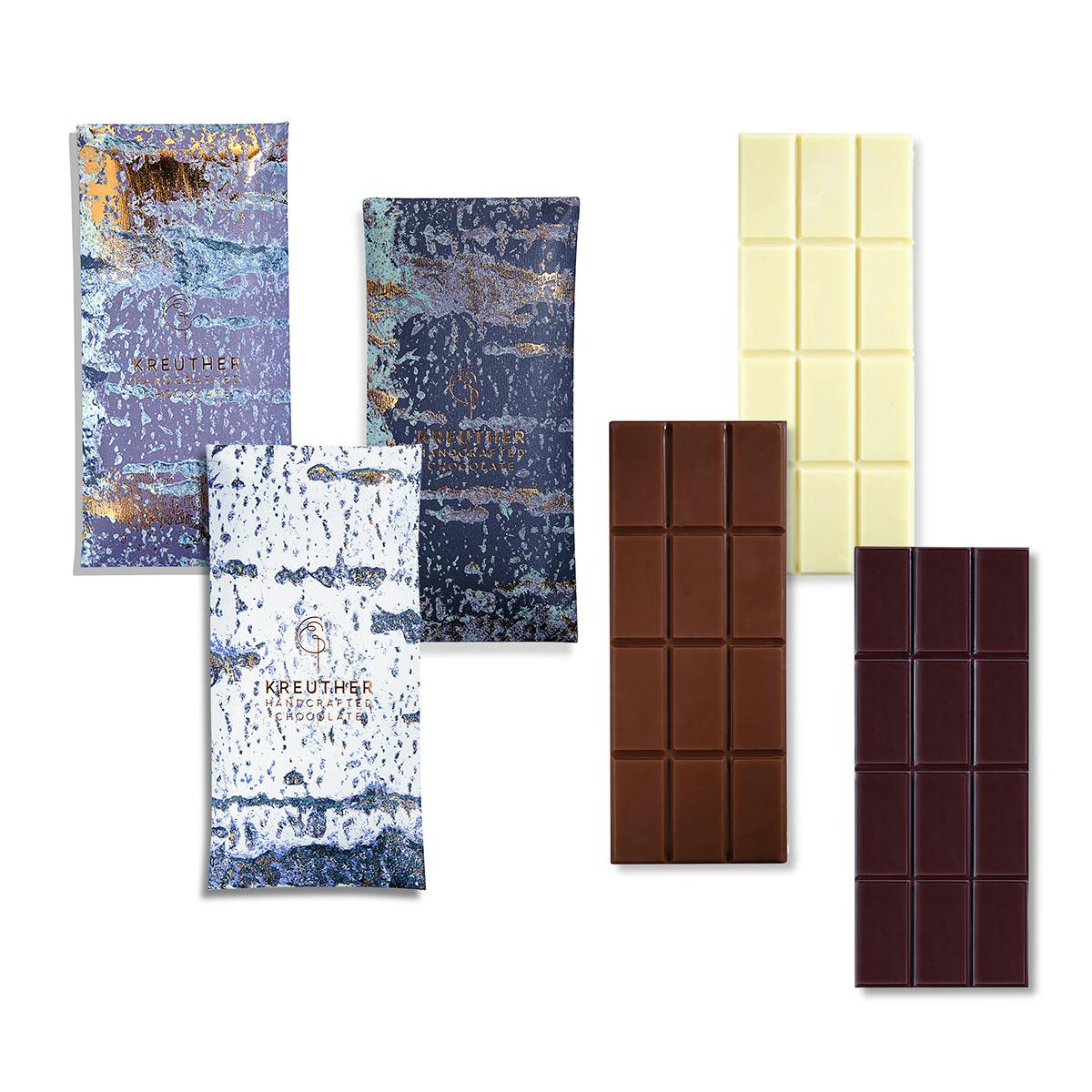 Chocolate Stack - 12 Bars by Kreuther Handcrafted Chocolate