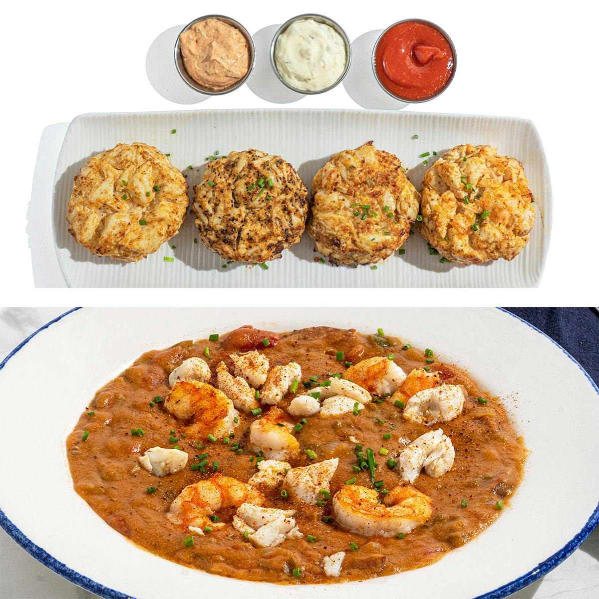 Choose Your Own:  4 Crab Cakes + 1 Soup by Crab Cake Cafe