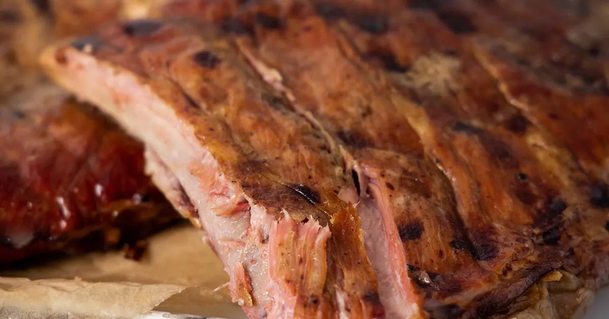 Hickory-Smoked Ribs - 4 Racks by Whitt's Barbecue | Goldbelly