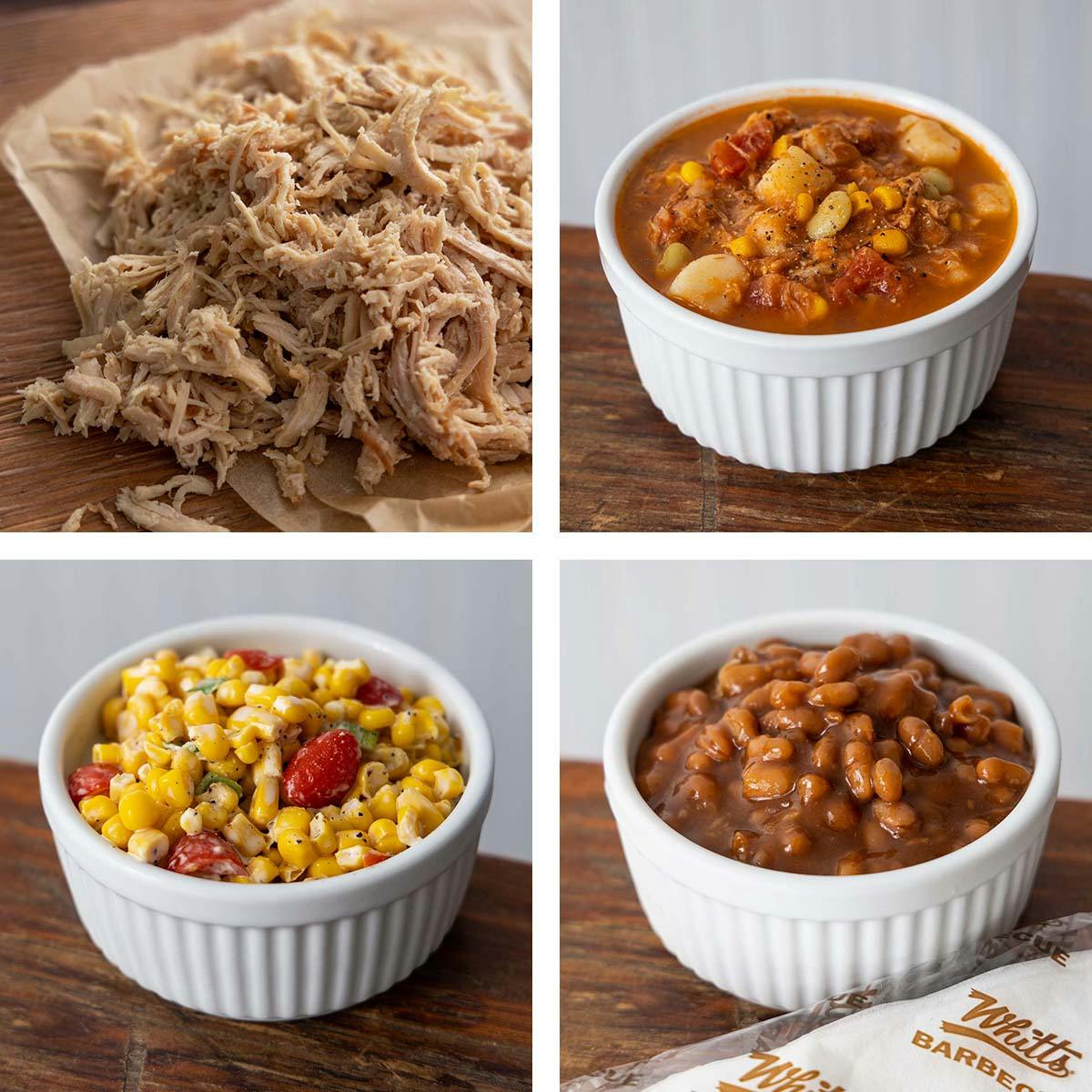 Hickory-Smoked Pulled Turkey Dinner for 6-8 by Whitt's Barbecue