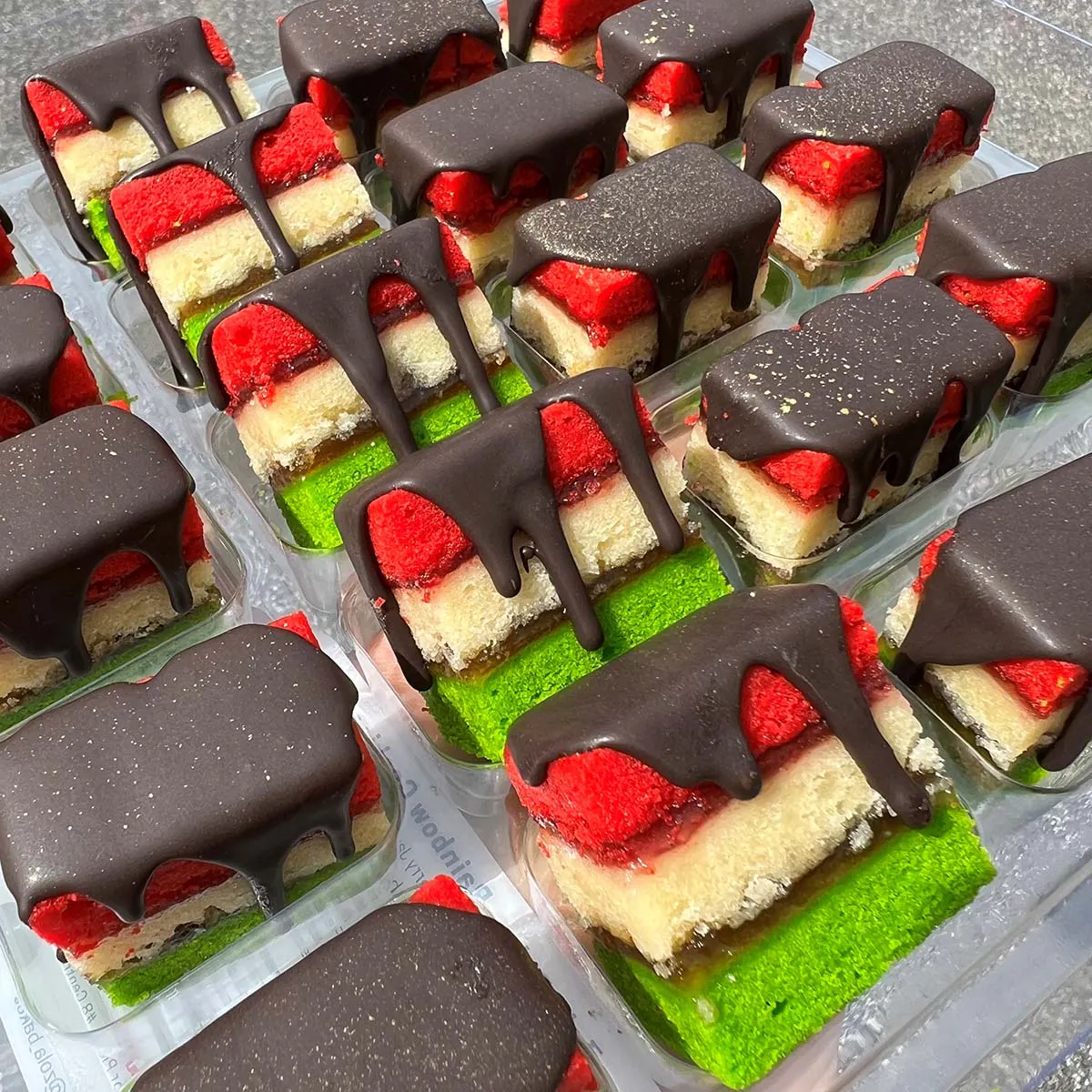 Zola Bakes - Classic Italian Rainbow Cookies  - 20 Pack