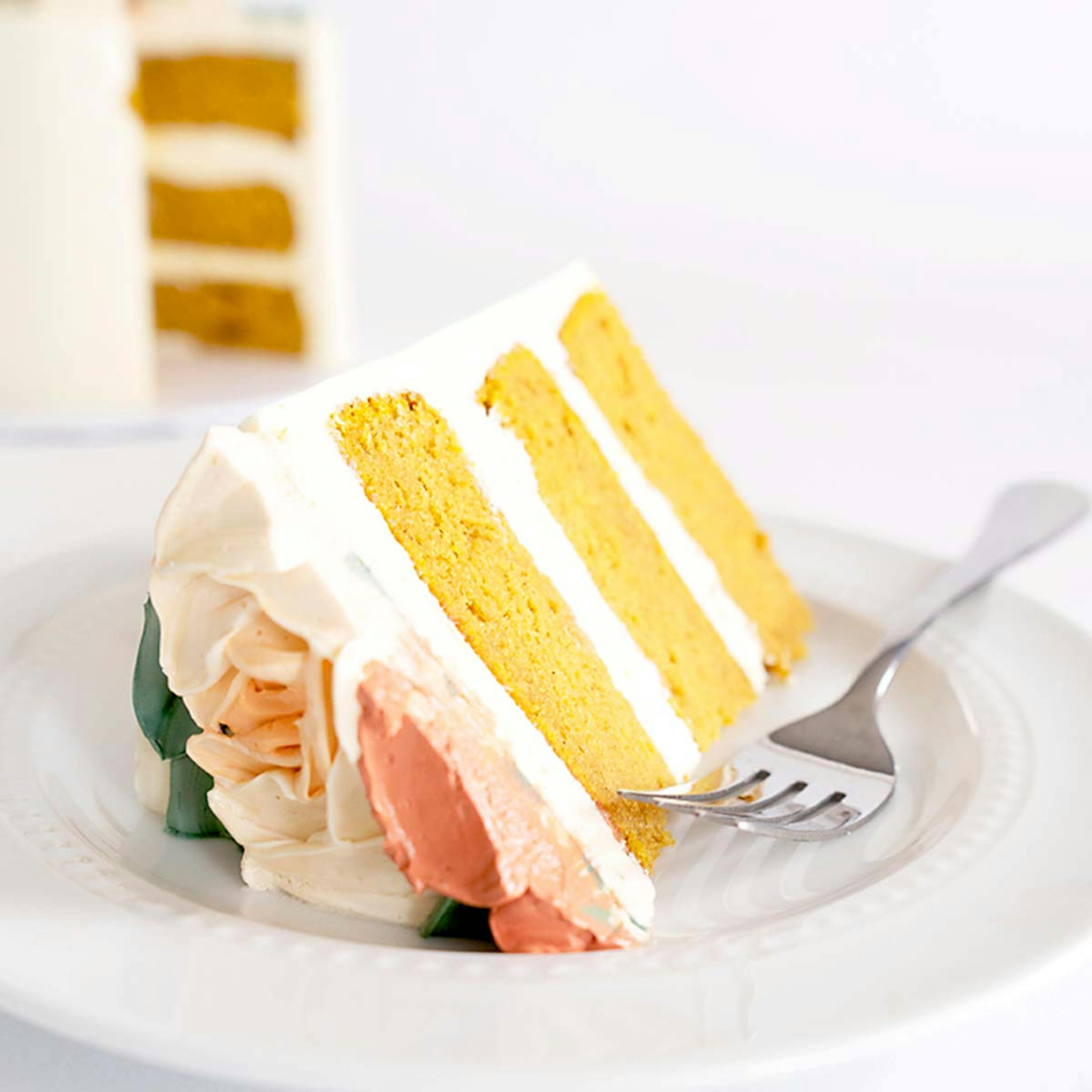 Floral Decorated Pumpkin Cake by Miri Nadler Cakes - Alternate image 5