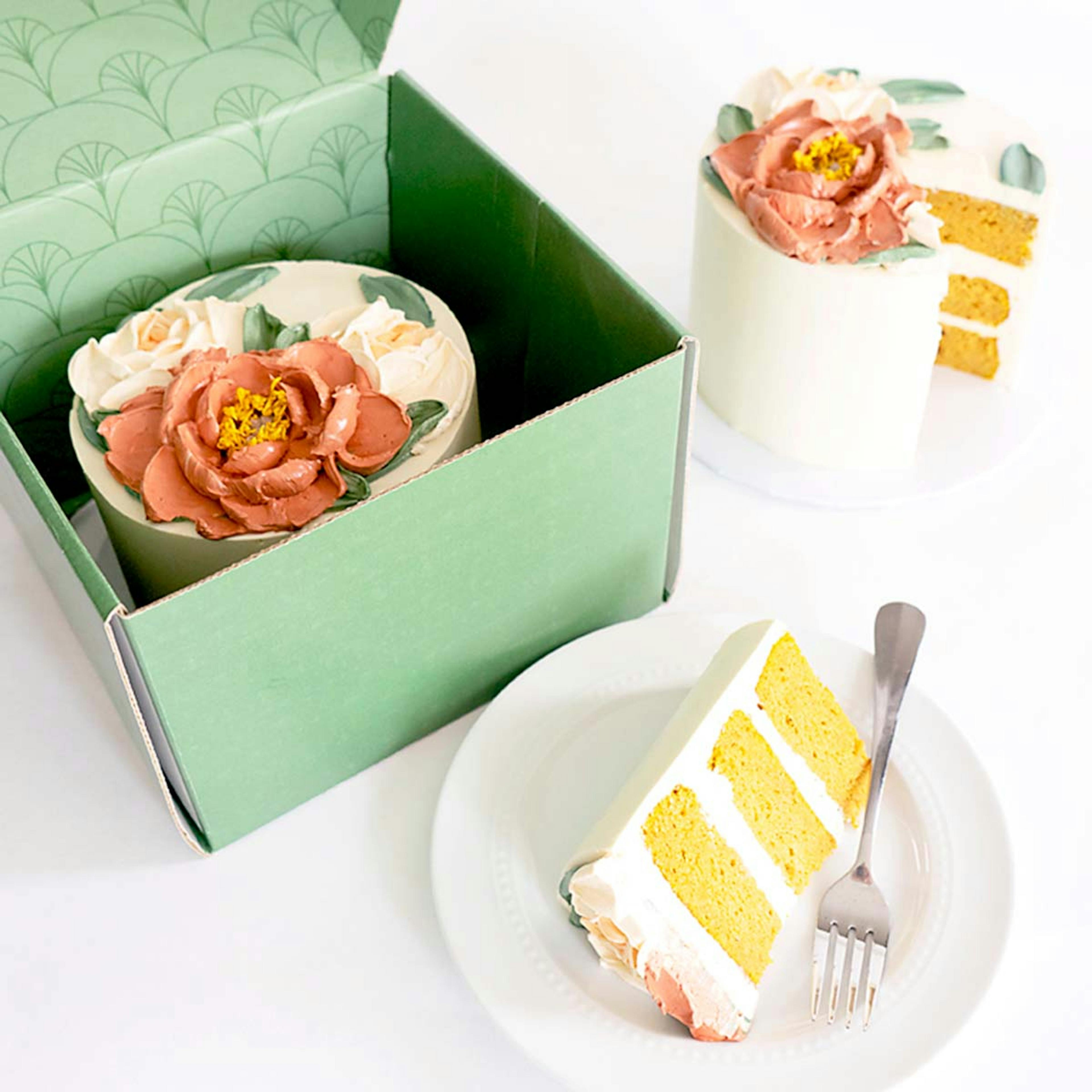 Floral Decorated Pumpkin Cake by Miri Nadler Cakes - Alternate image 2