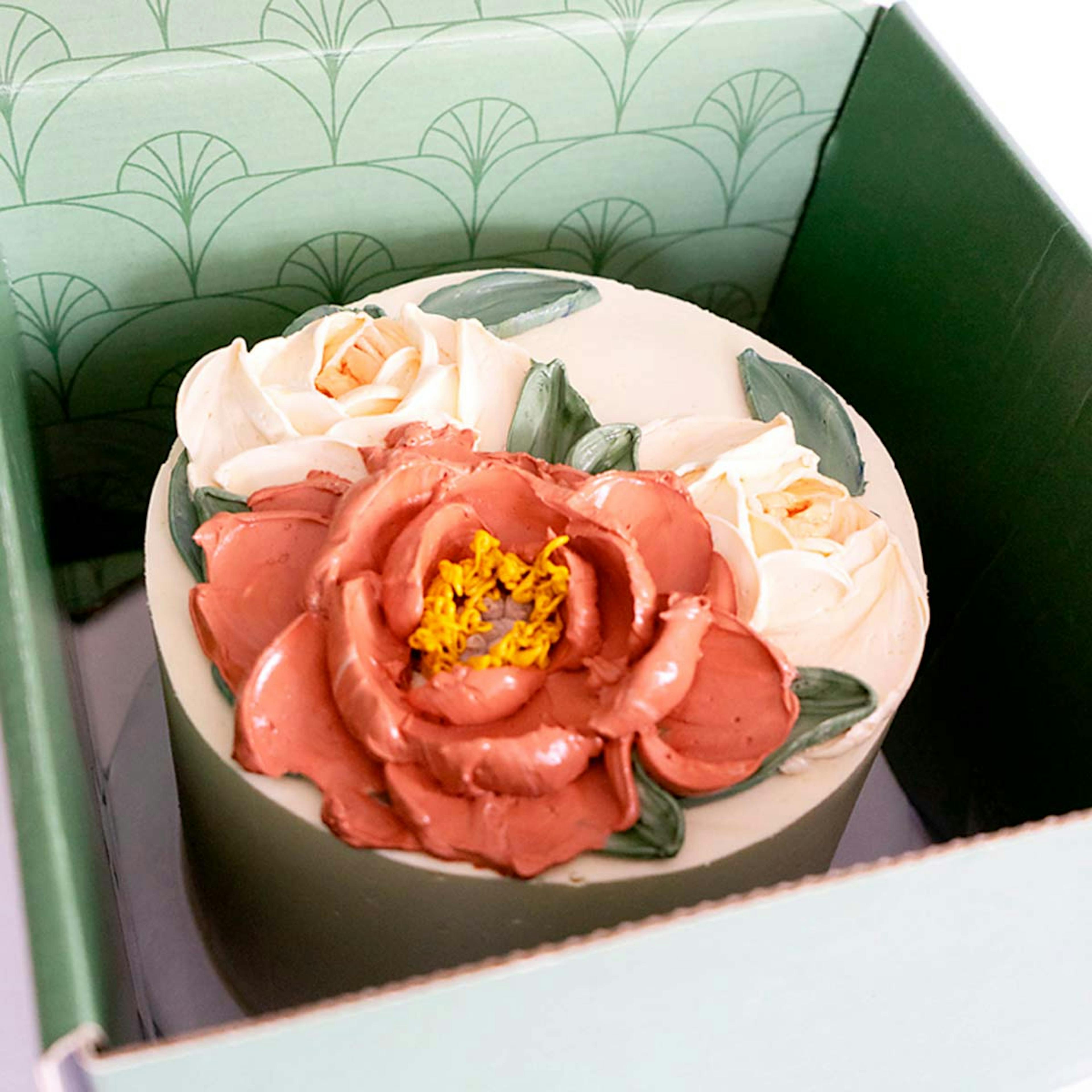 Floral Decorated Pumpkin Cake by Miri Nadler Cakes - Alternate image 1