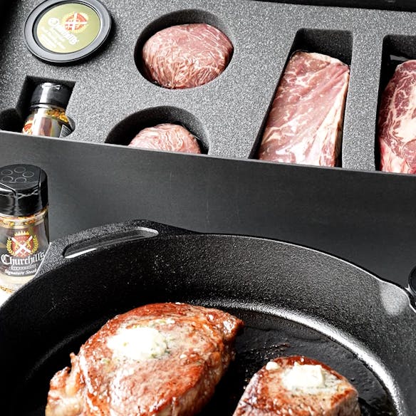Ribeye & Filet Mignon Prime Steak Gift Box by Churchill's Steakhouse |  Goldbelly