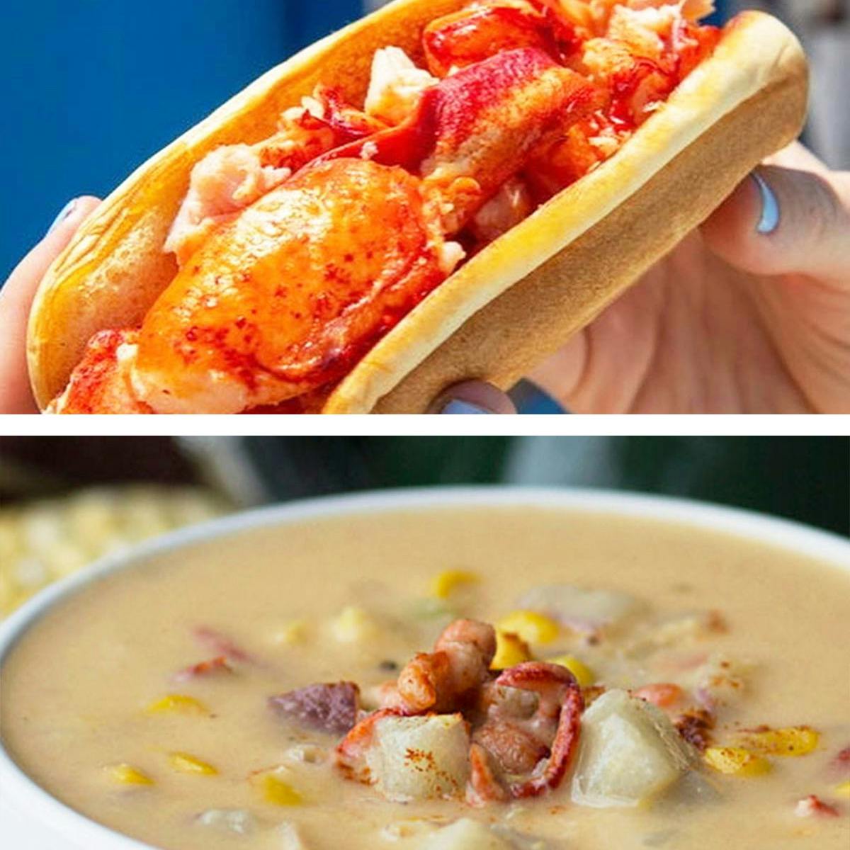 "Hot" Lobster Roll + Chowder Combo Kit for 4 by LUNCH Lobster Roll