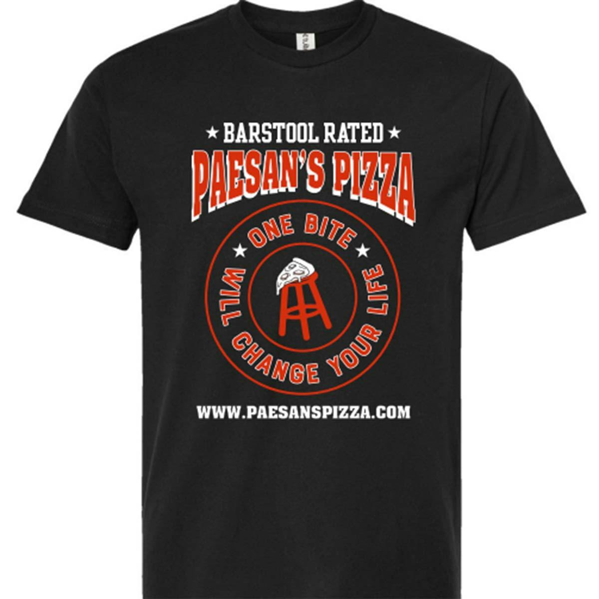 "Barstool Rated" Logo T-Shirt by Paesan’s Pizza