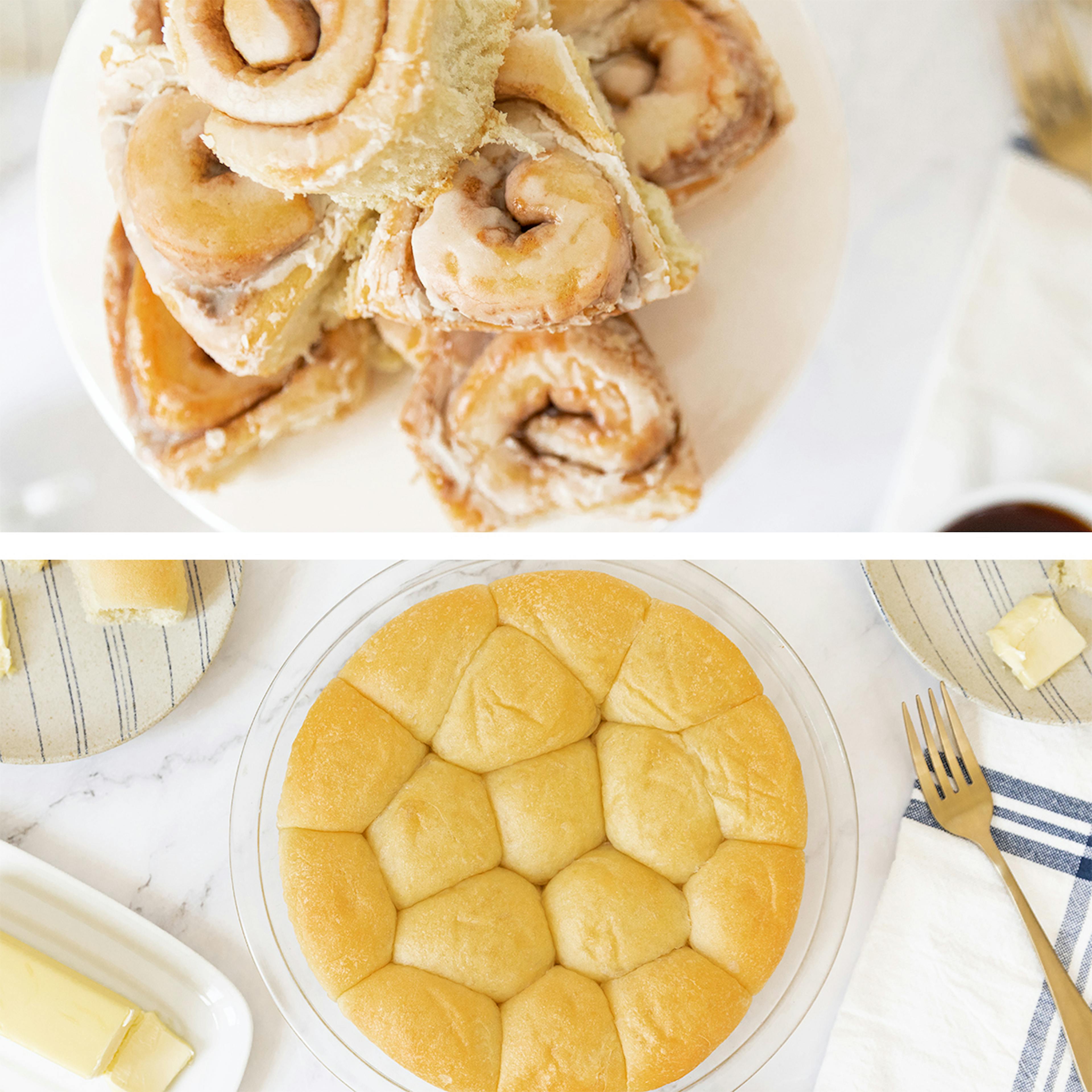 Parker House + Cinnamon Rolls - 2 Pack by RoRo's Baking Company
