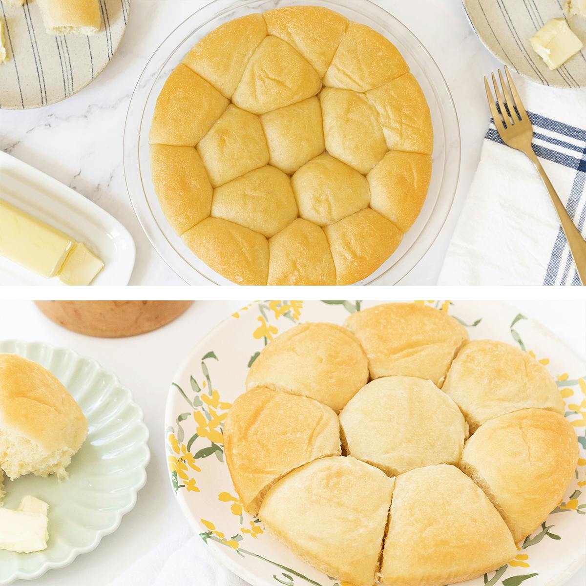 Parker House + Dinner Rolls - 2 Pack by RoRo's Baking Company