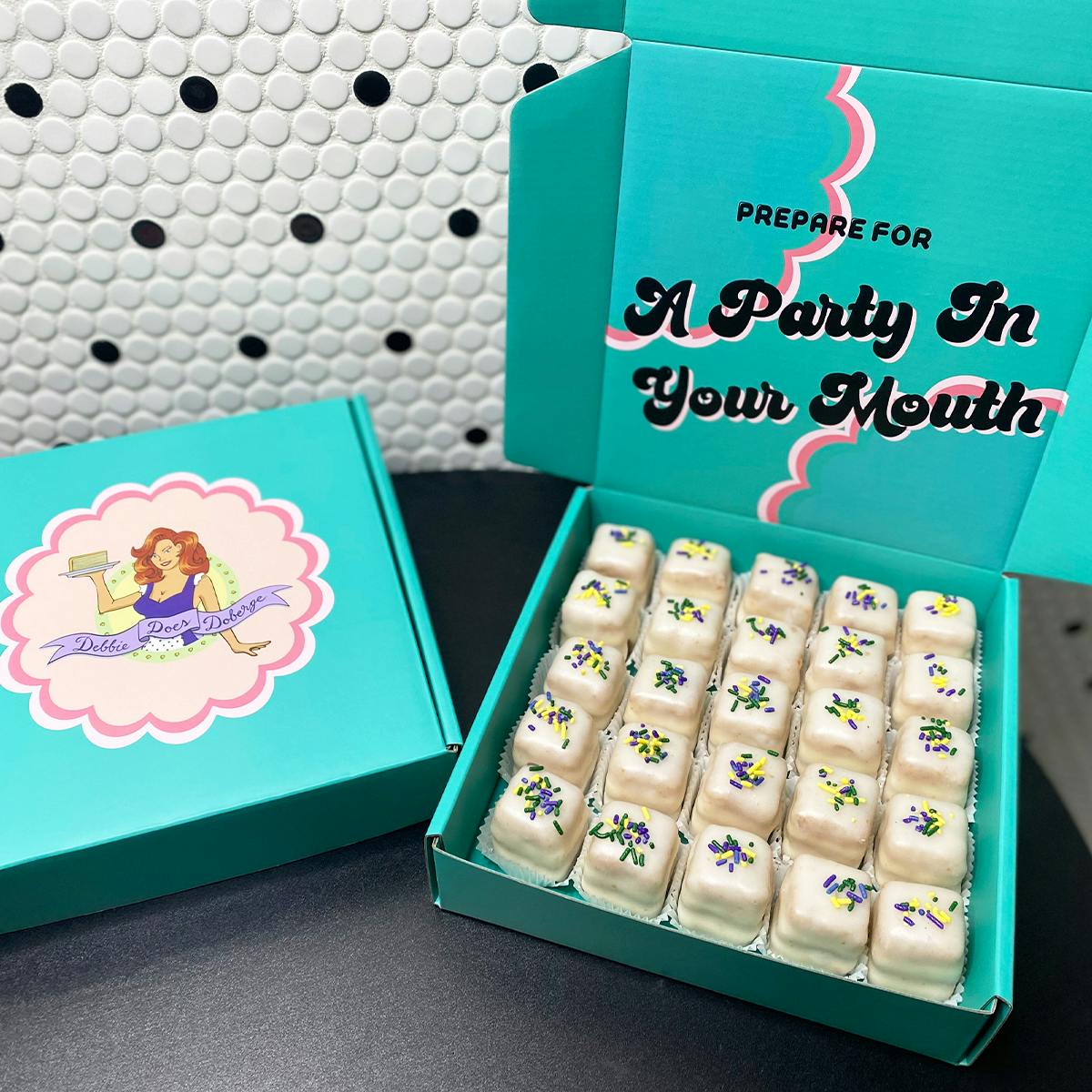 "Dobites" Petit Fours - 50 Pack by Debbie Does Doberge - Alternate image 7