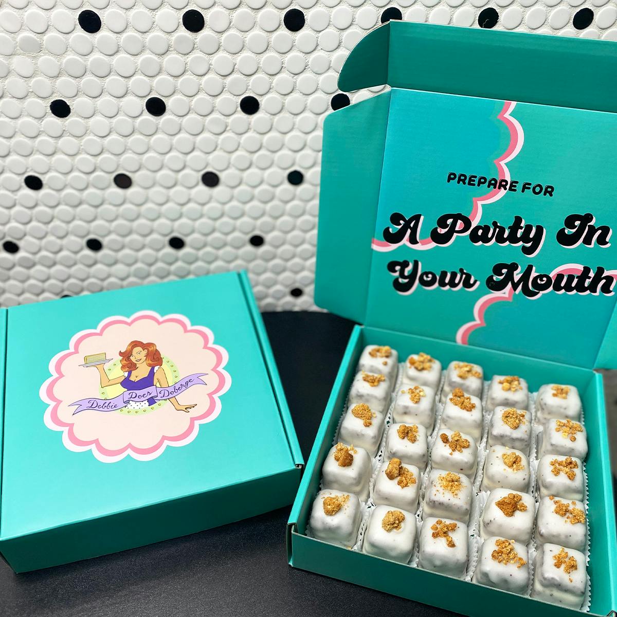 "Dobites" Petit Fours - 25 Pack by Debbie Does Doberge - Alternate image 7