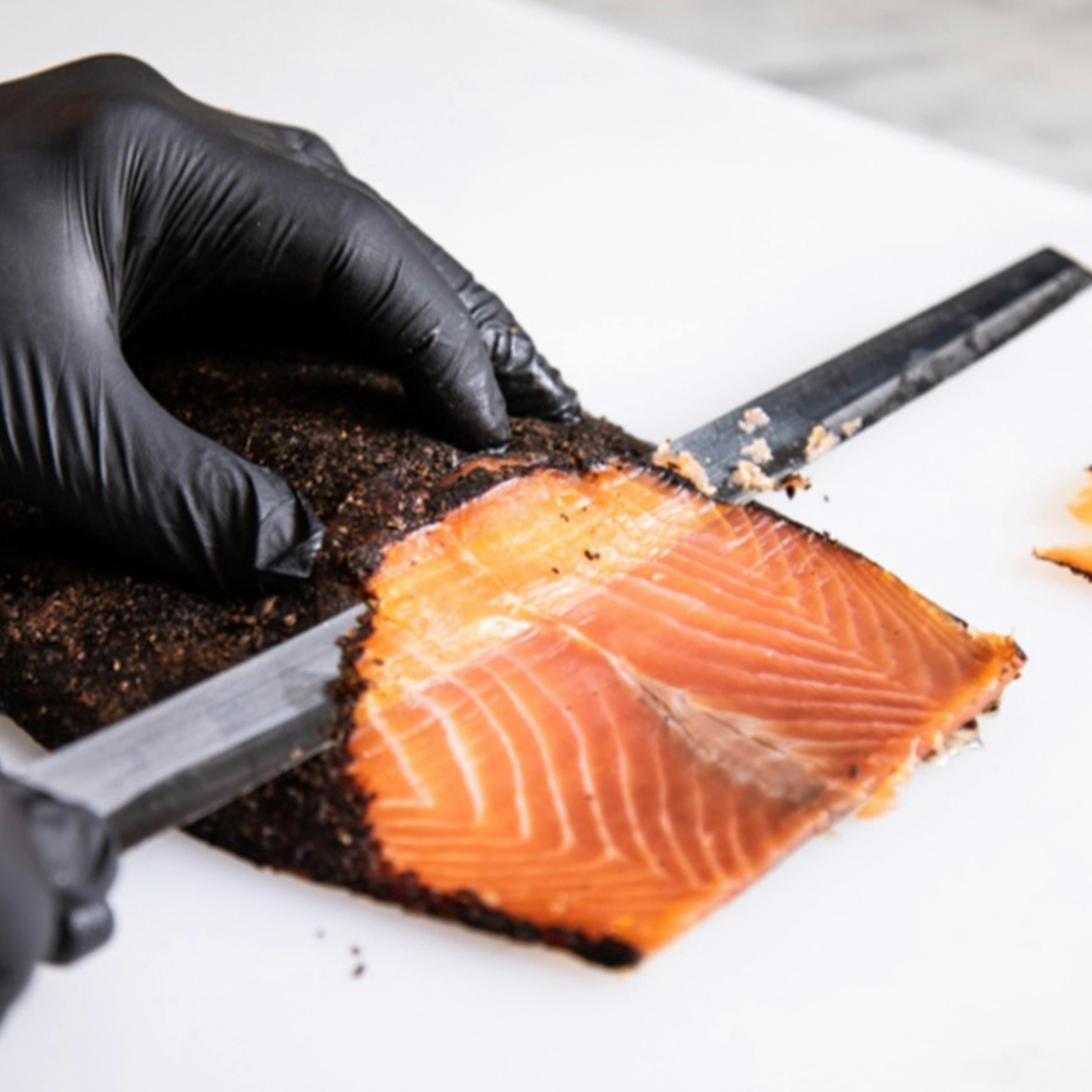 "The Pines" Pastrami-Cured Salmon Sandwich Kit for 4-6 by The Borscht Belt Delicatessen - Alternate image 3