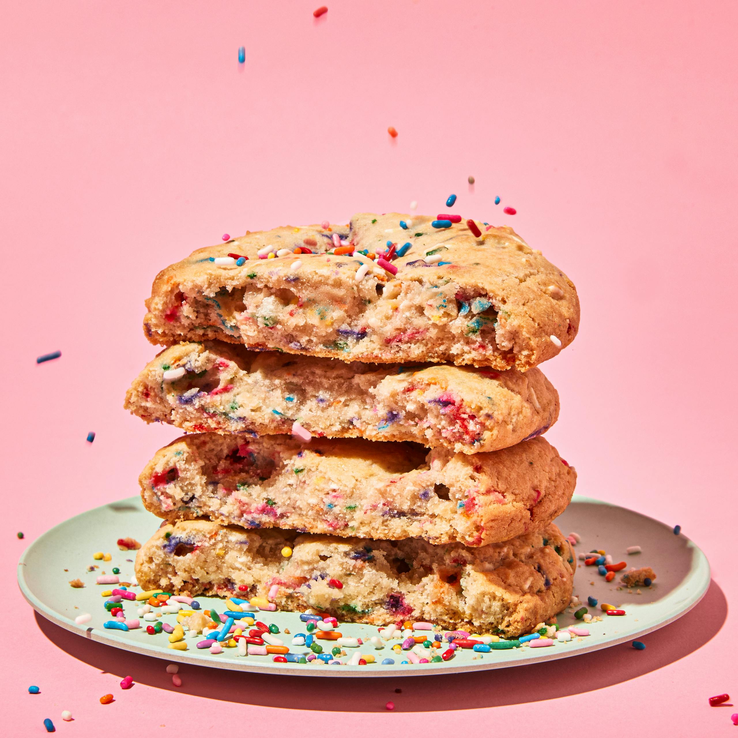 Confetti JUMBO Cookies - 6 Pack by Chip City Cookies - Alternate image 1