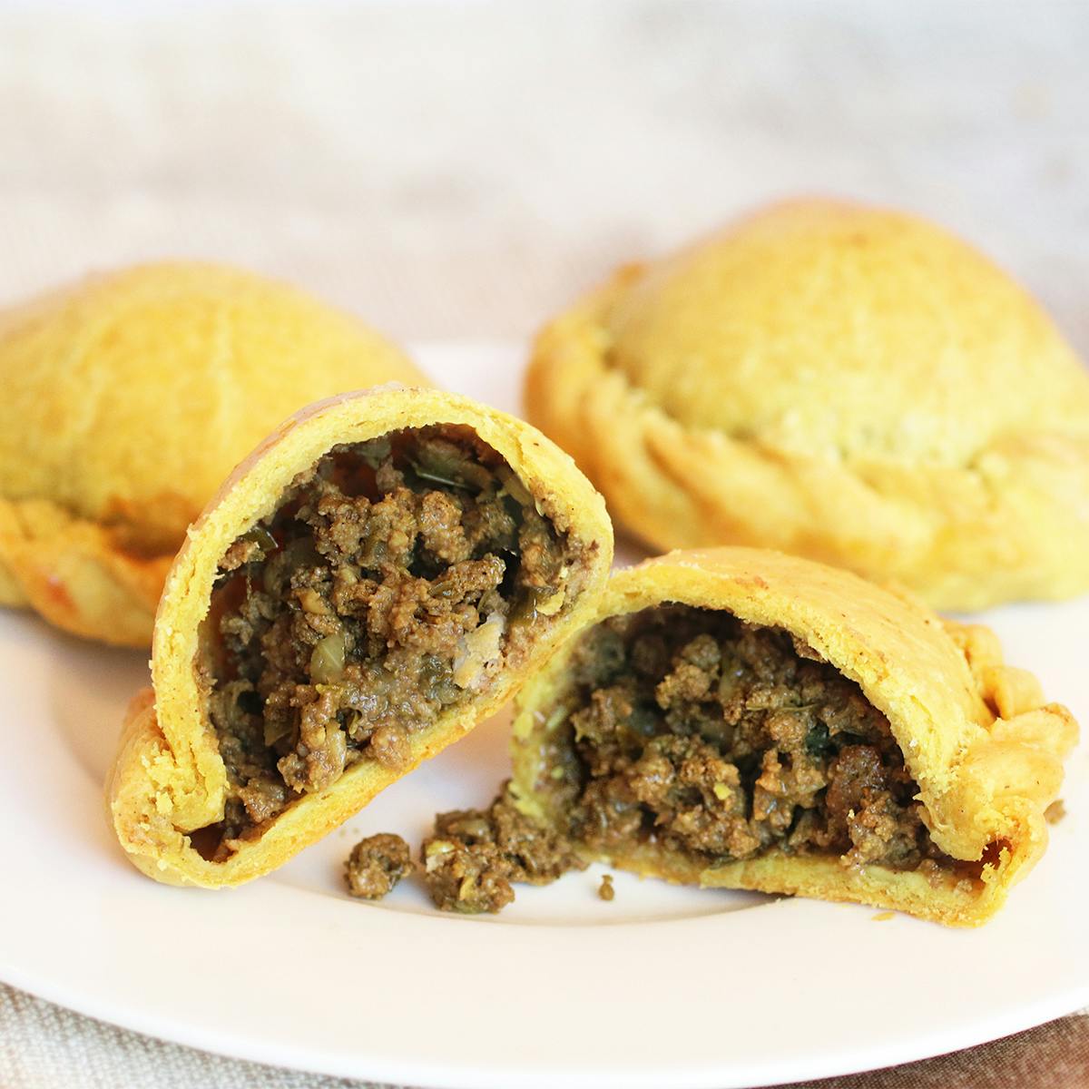 Jamaican Beef Patties - 12 Pack by Panbury's Double Crust Hand Pies