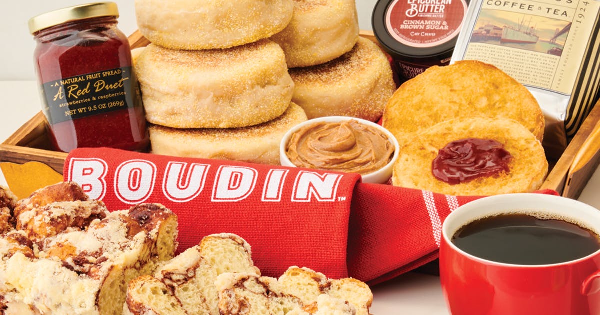 Boudin Breakfast Box for 68 by Boudin Bakery Goldbelly