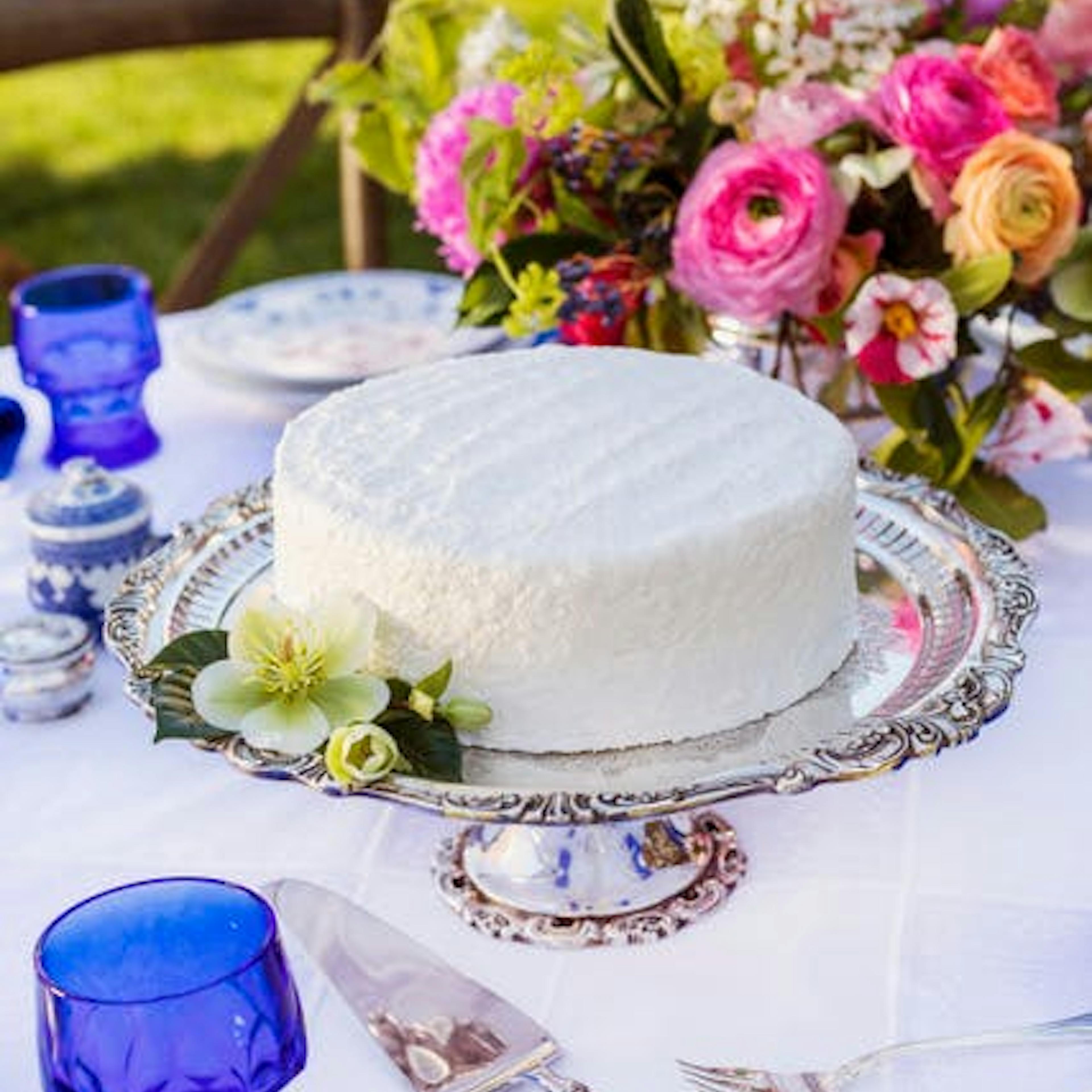 Coconut Cloud Cake - Buy 1 GET 1 Pink Champagne Cake FREE by Caroline's Cakes - Alternate image 1