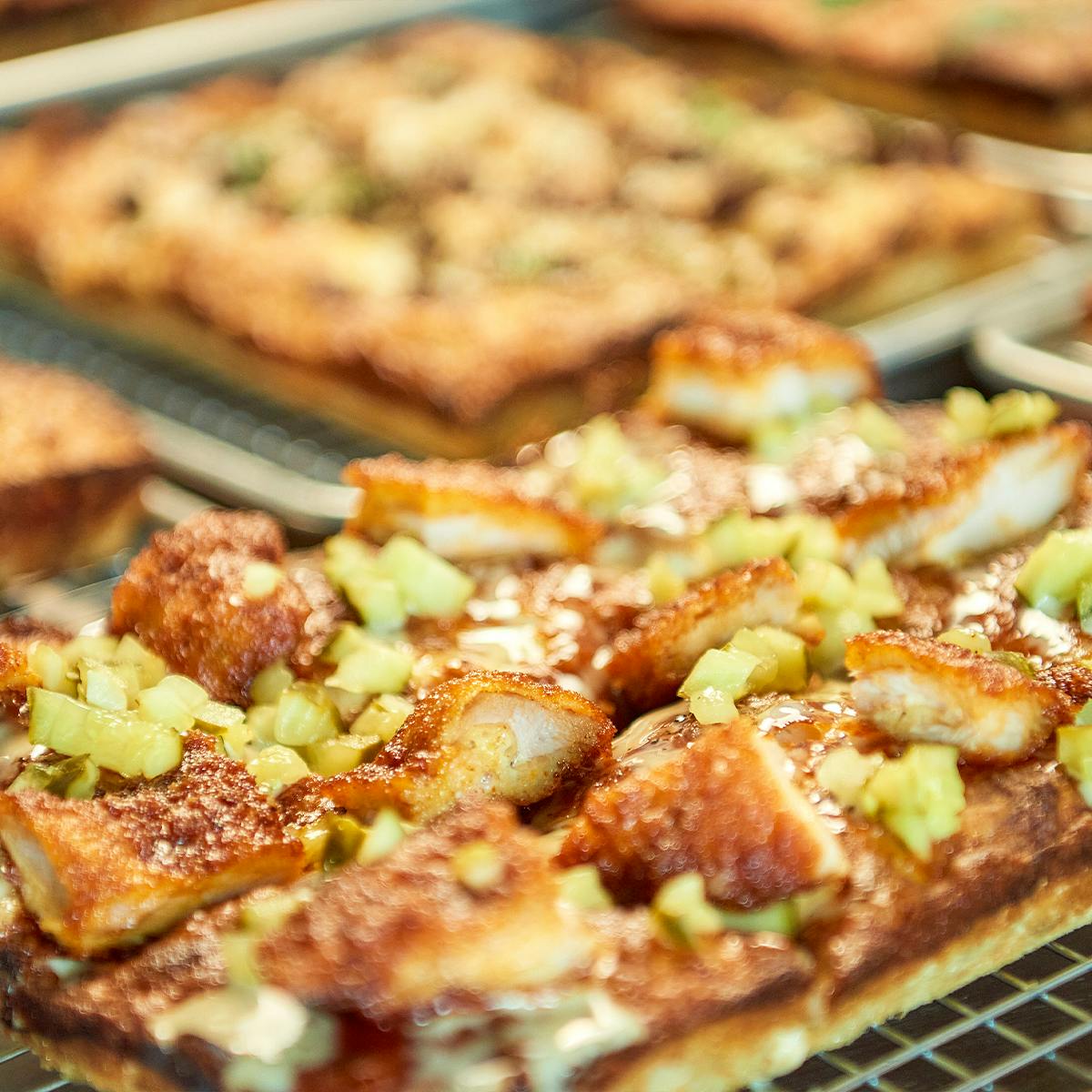 "Nashville Hot Chicken" Detroit-Style Pizza - 3 Pack by Emmy Squared - Alternate image 1