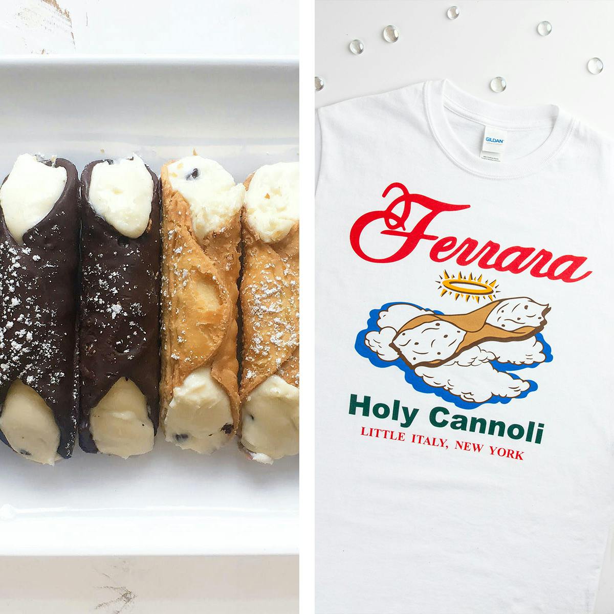 Holy Cannoli Mini Combo + T-Shirt by Ferrara Bakery