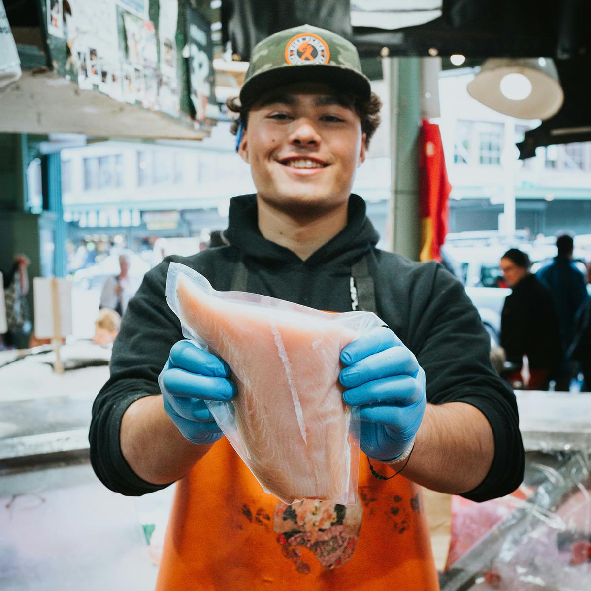 White King Salmon - Fillet, Wild, Pacific, USA, 1 lb by Pike Place Fish Market