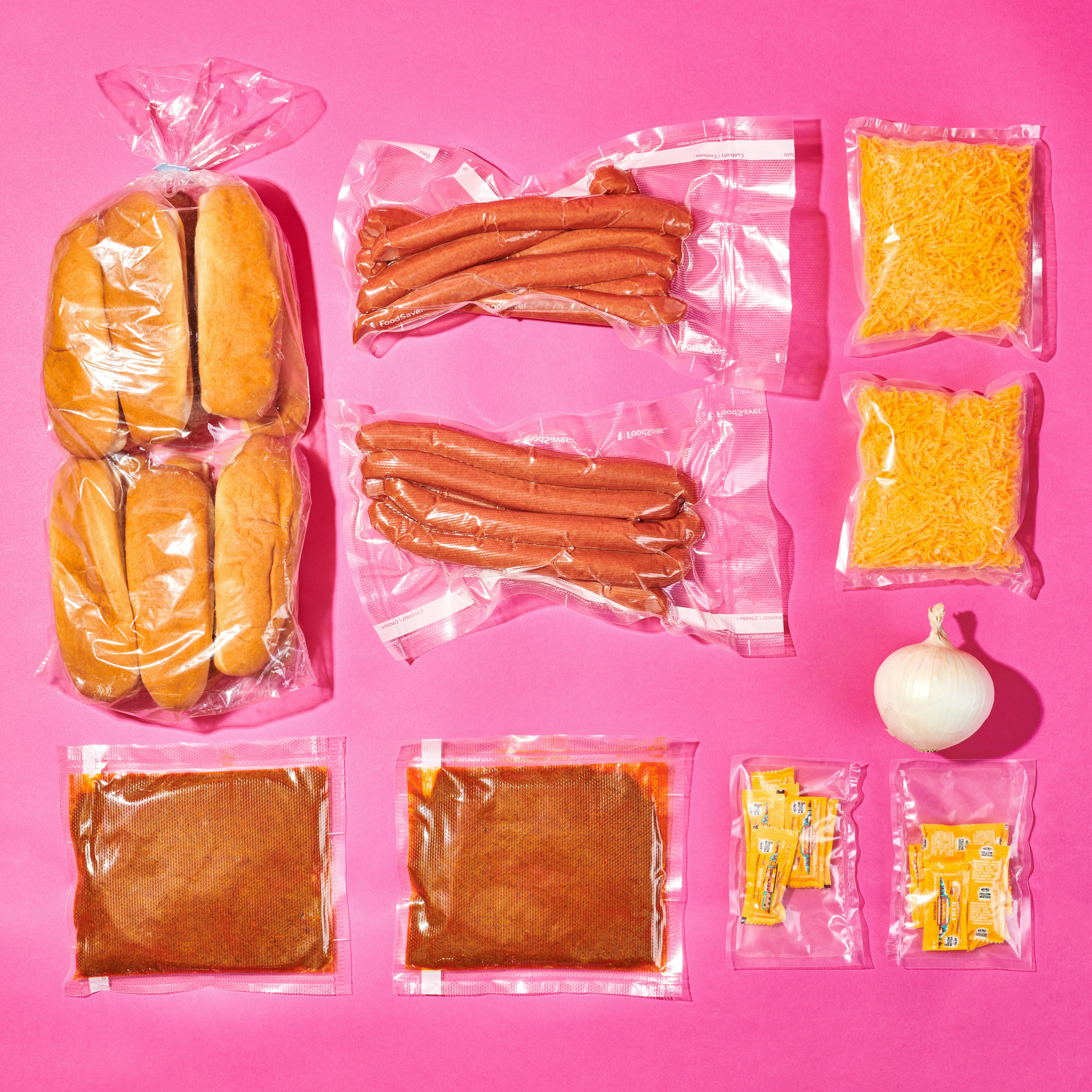 Chili Cheese Hot Dog Kit - 12 Pack by Pink's Hot Dogs - Alternate image 3
