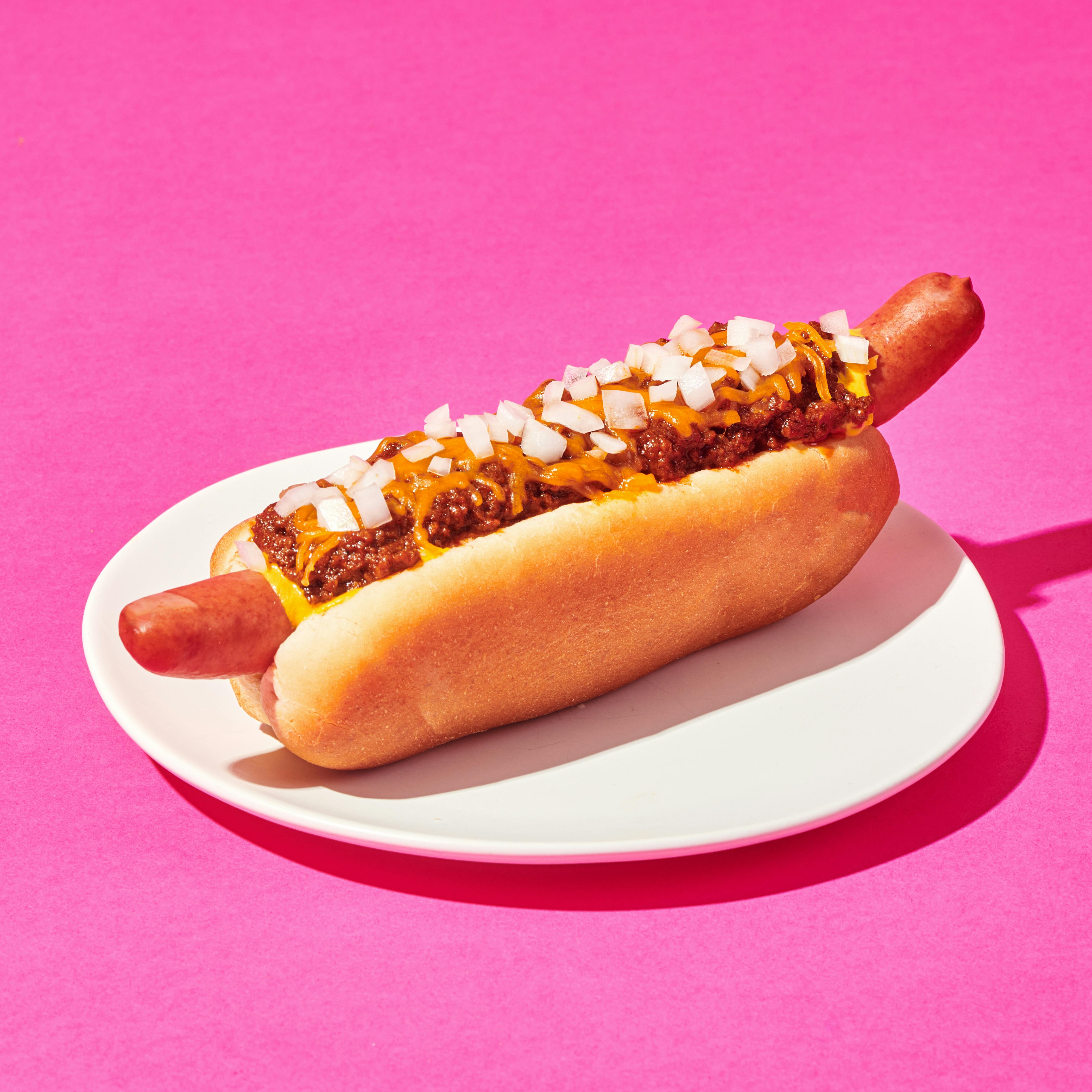 Chili Cheese Hot Dog Kit - 12 Pack by Pink's Hot Dogs