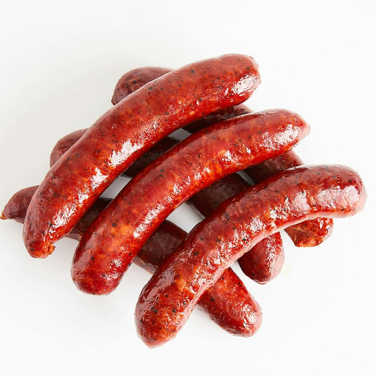 Green Chile Cheddar Sausages - 12 Pack by Lewis Barbecue