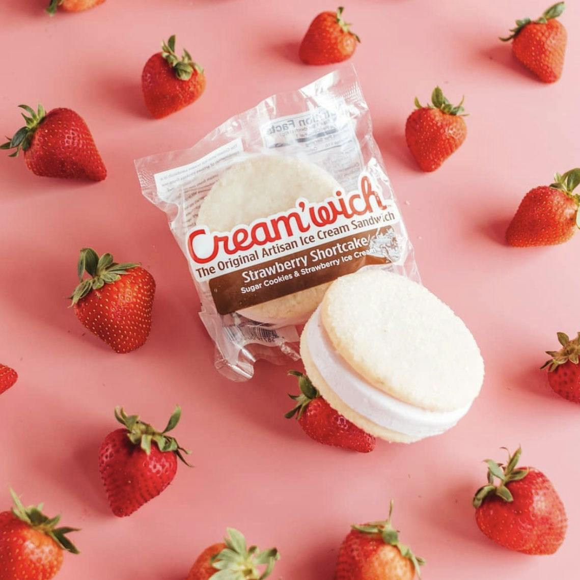 Strawberry Shortcake Cream'wich - 12 Pack by Cream'wich