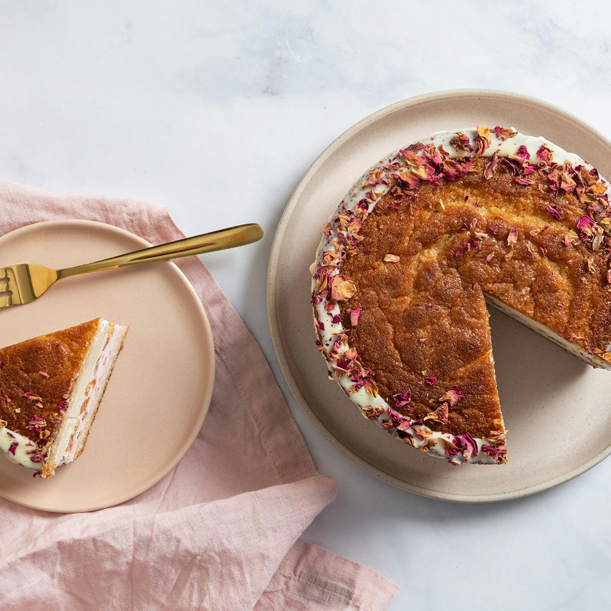 Cardamom Rose Ice Cream Cake by Malai Ice Cream - Alternate image 1