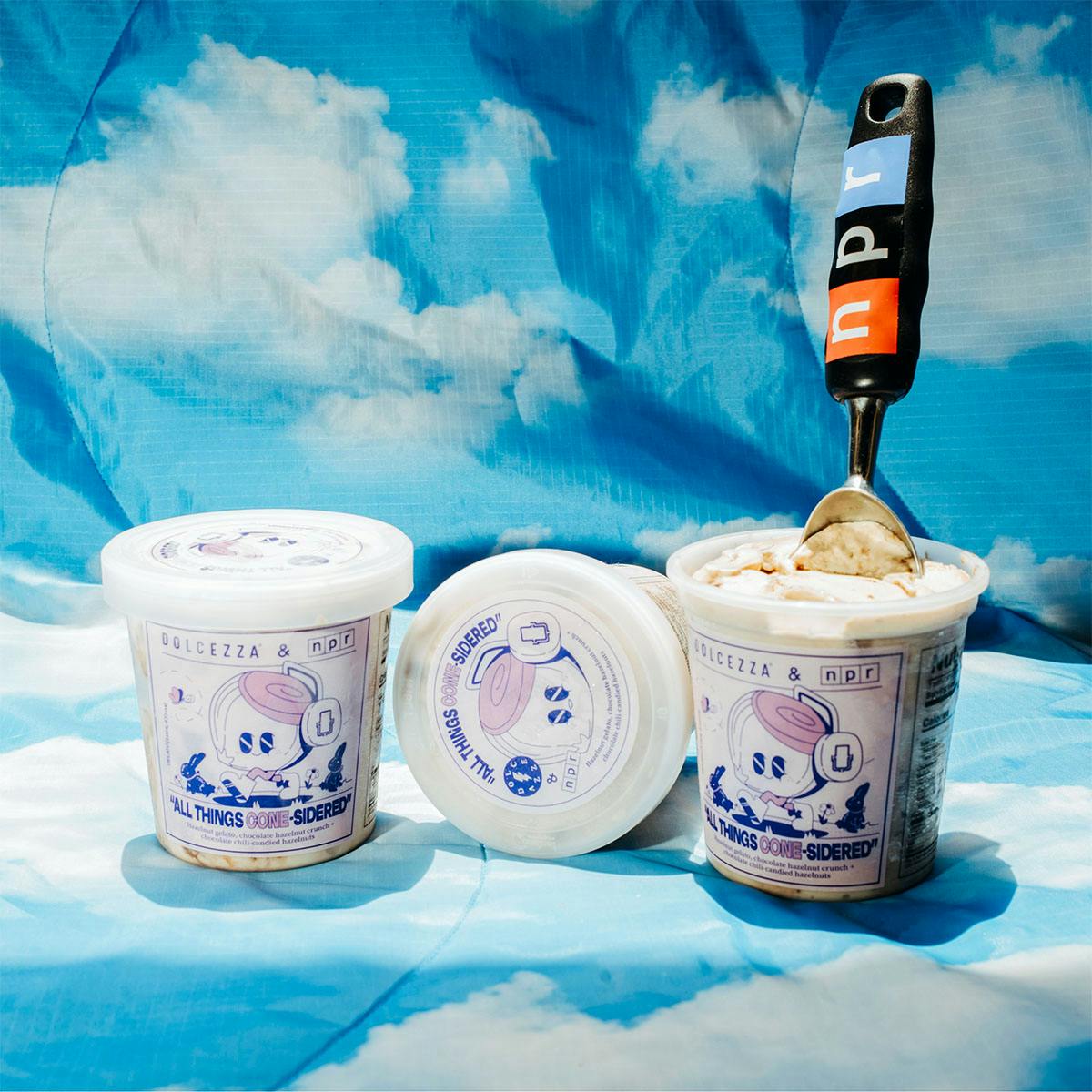 "All Things Cone-Sidered" Hazelnut Gelato - 4 Pints by Dolcezza Gelato