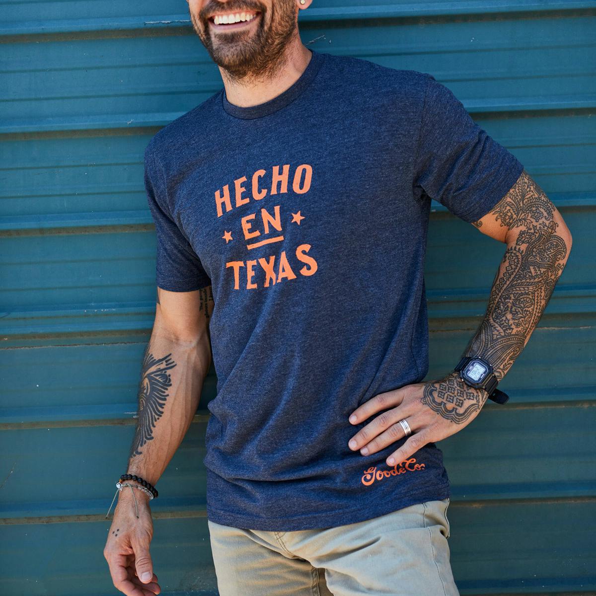 "Hecho En Texas" T-Shirt by Goode Co. Barbeque