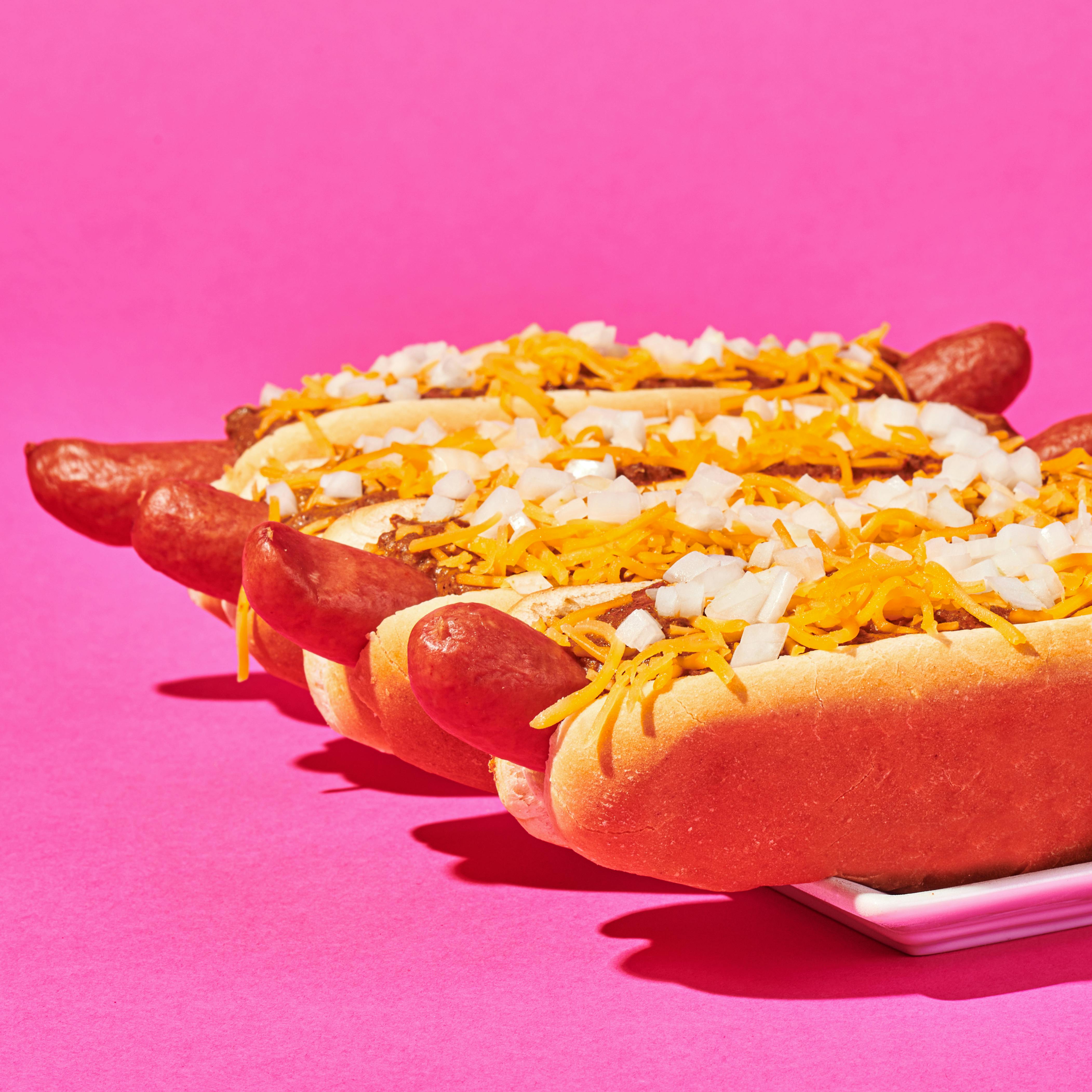 Chili Cheese Hot Dog Kit - 12 Pack by Pink's Hot Dogs - Alternate image 4