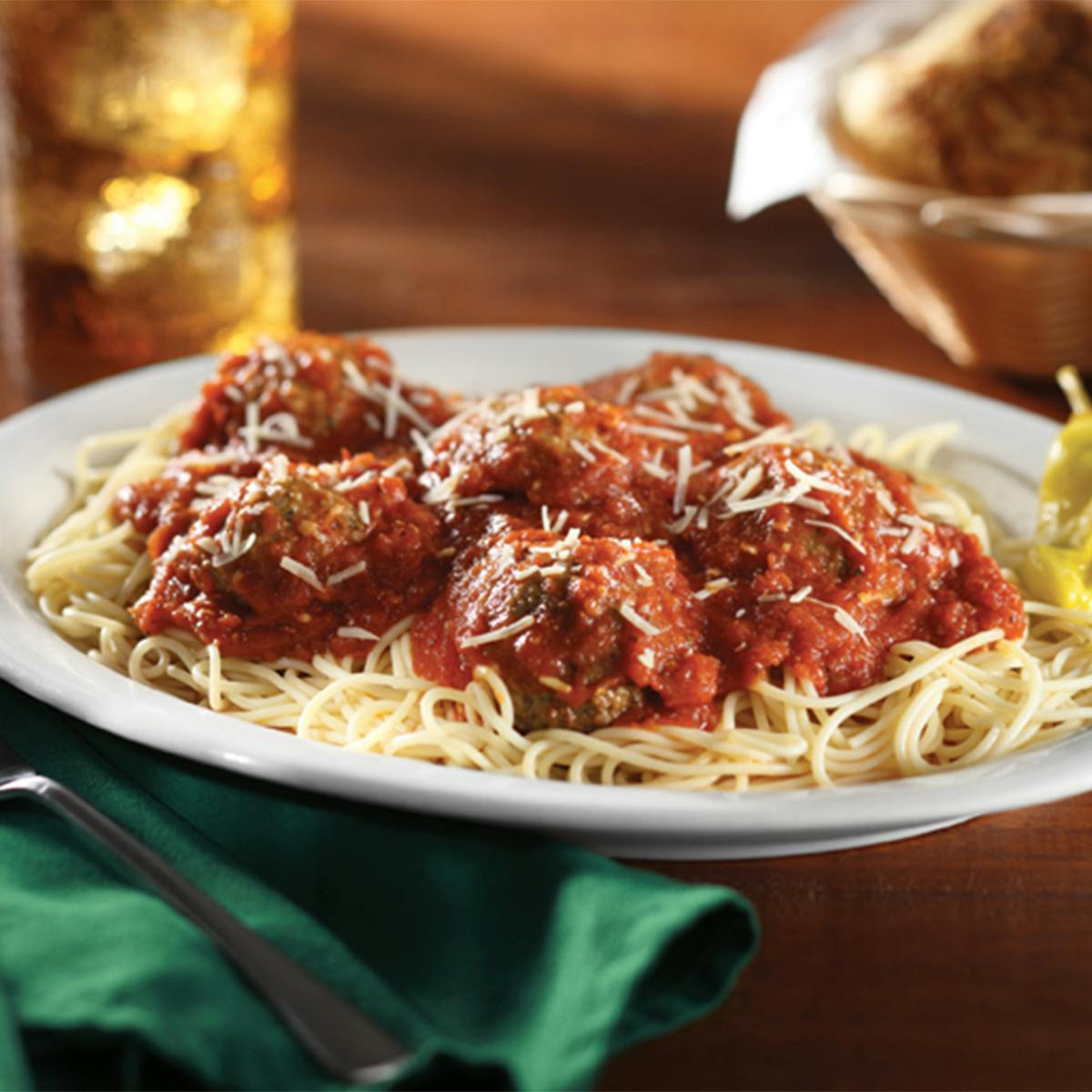 Spaghetti & Meatballs for 8-10 by Demos' Family Restaurant | Goldbelly