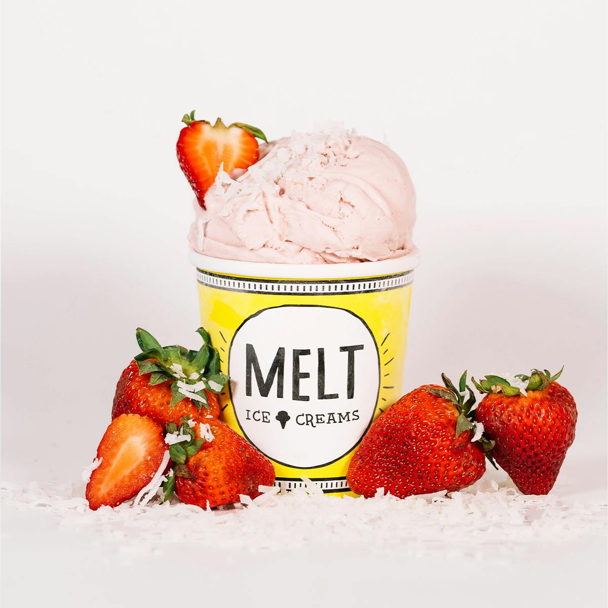Cocoberry Vegan Ice Cream - 6 Pints by MELT Ice Creams