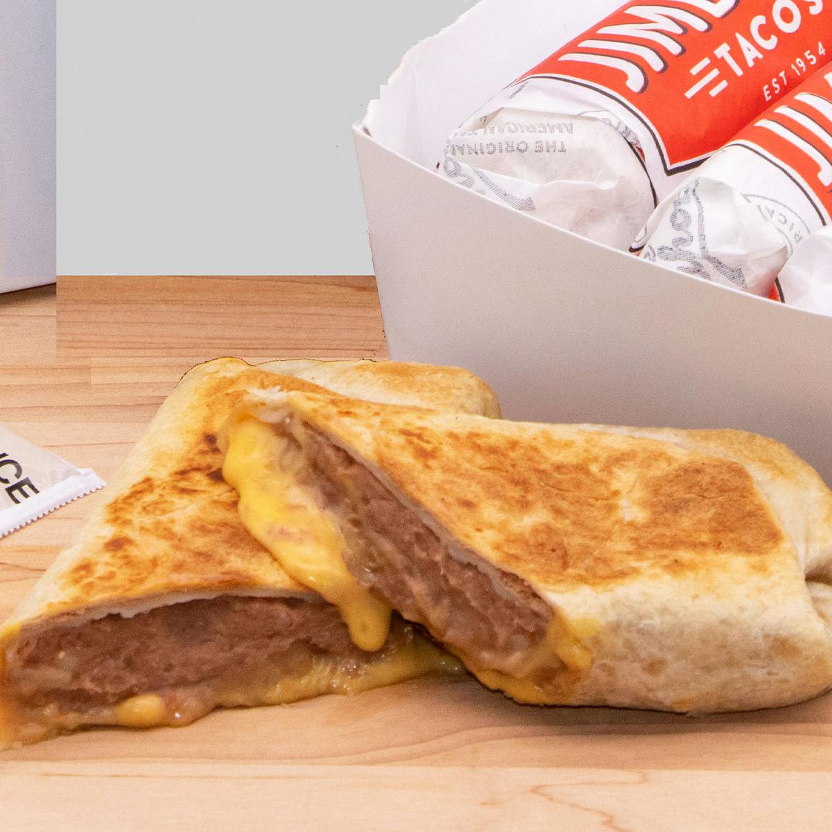 Bean & Cheese Burritos - 8 Pack by Jimboy's Tacos - Alternate image 1