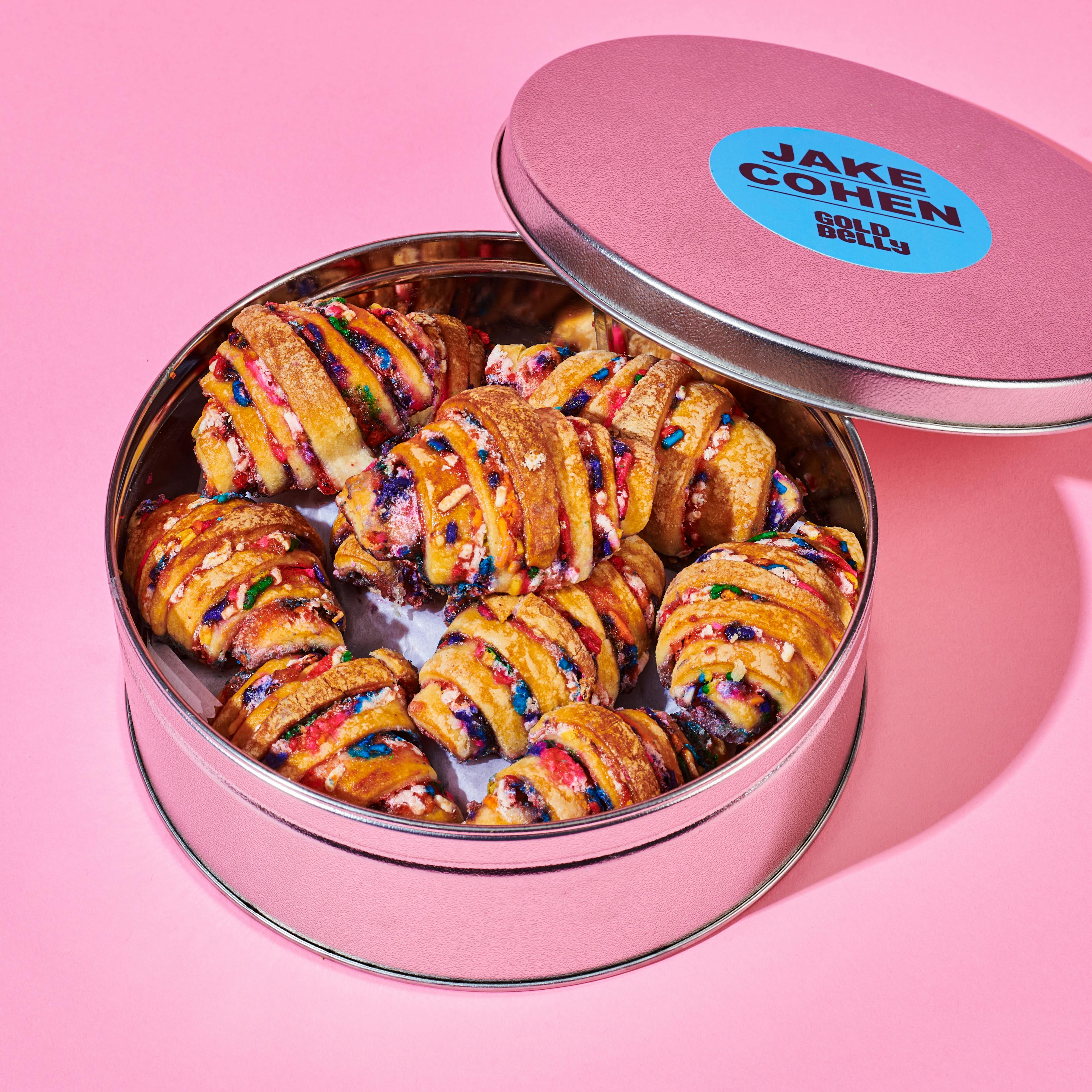 Raspberry Rainbow Rugelach by Jake Cohen