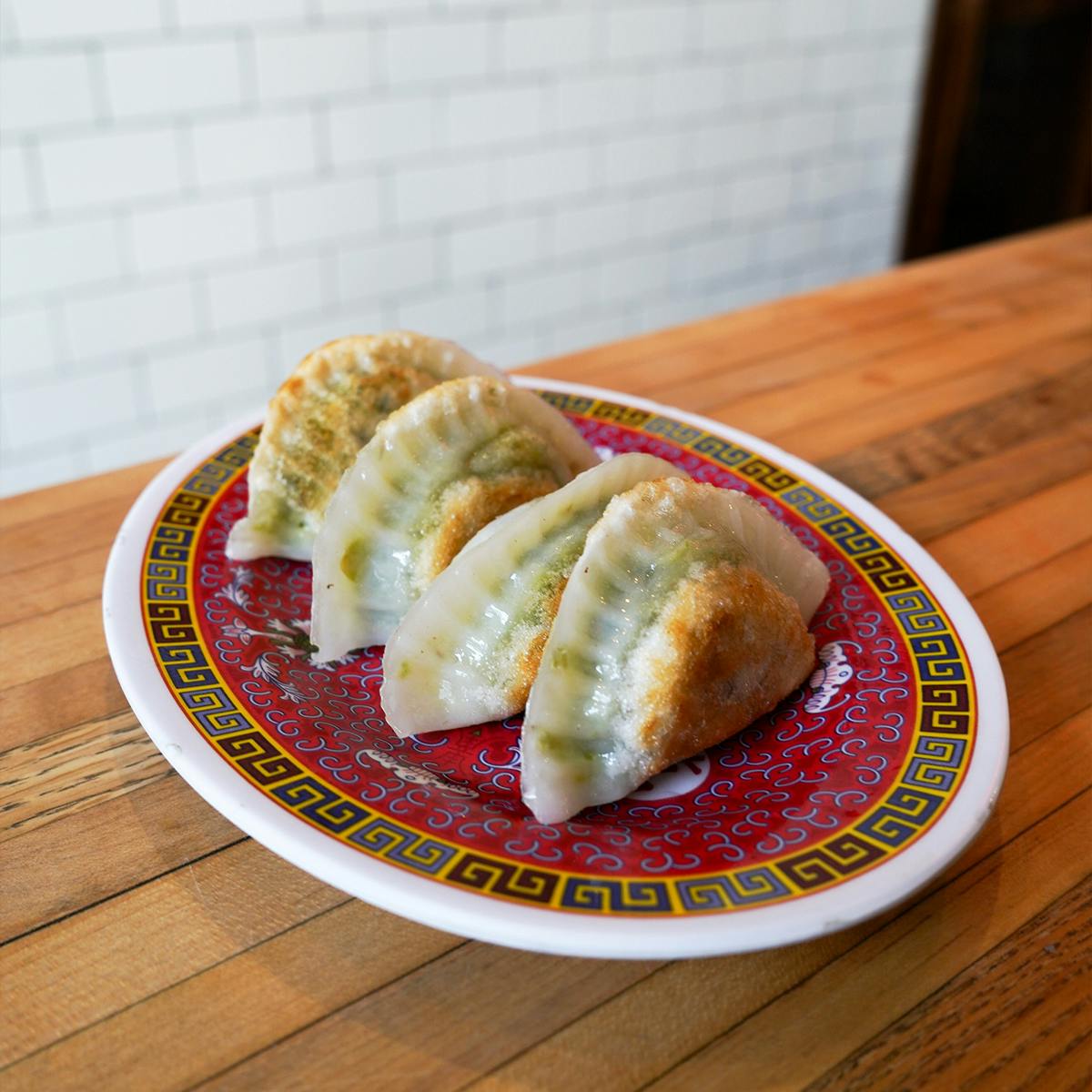 Gluten-Free Edamame Dumplings by Nom Wah