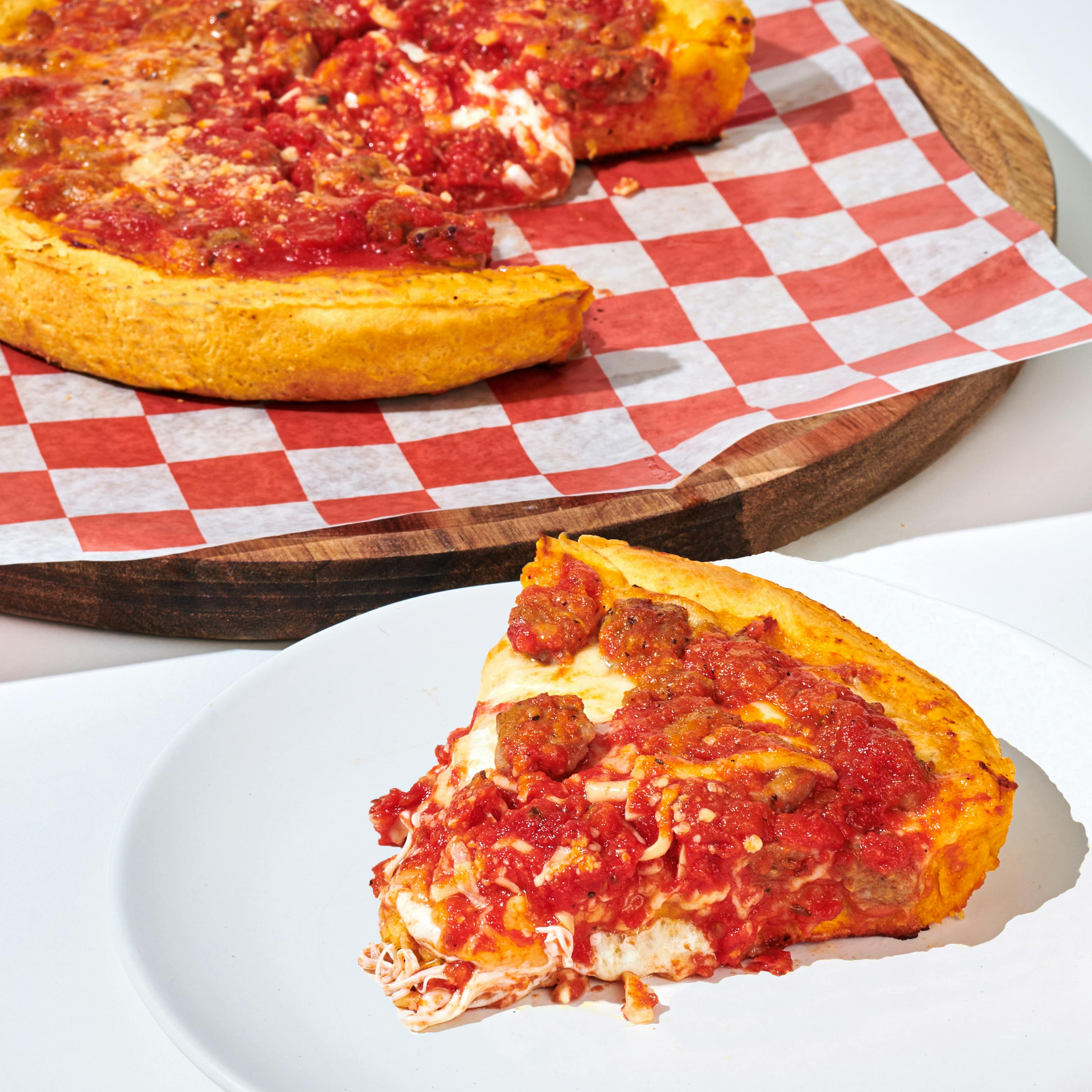 Chicago Deep Dish Meaty Legend Pizza Box - 3 Pack by Gino's East - Alternate image 1