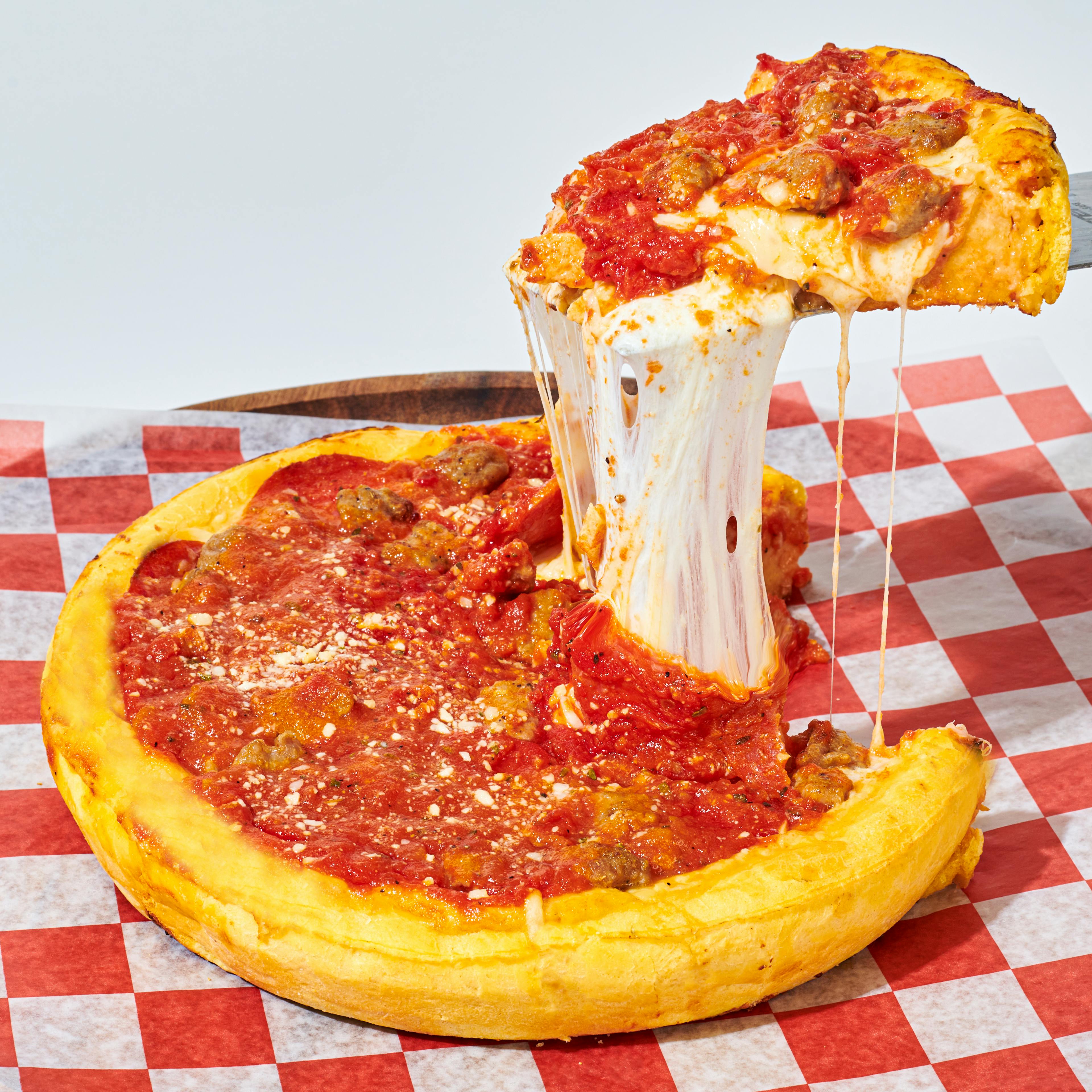 Chicago Deep Dish Sausage & Pepperoni Pizza Box - 3 Pack by Gino's East