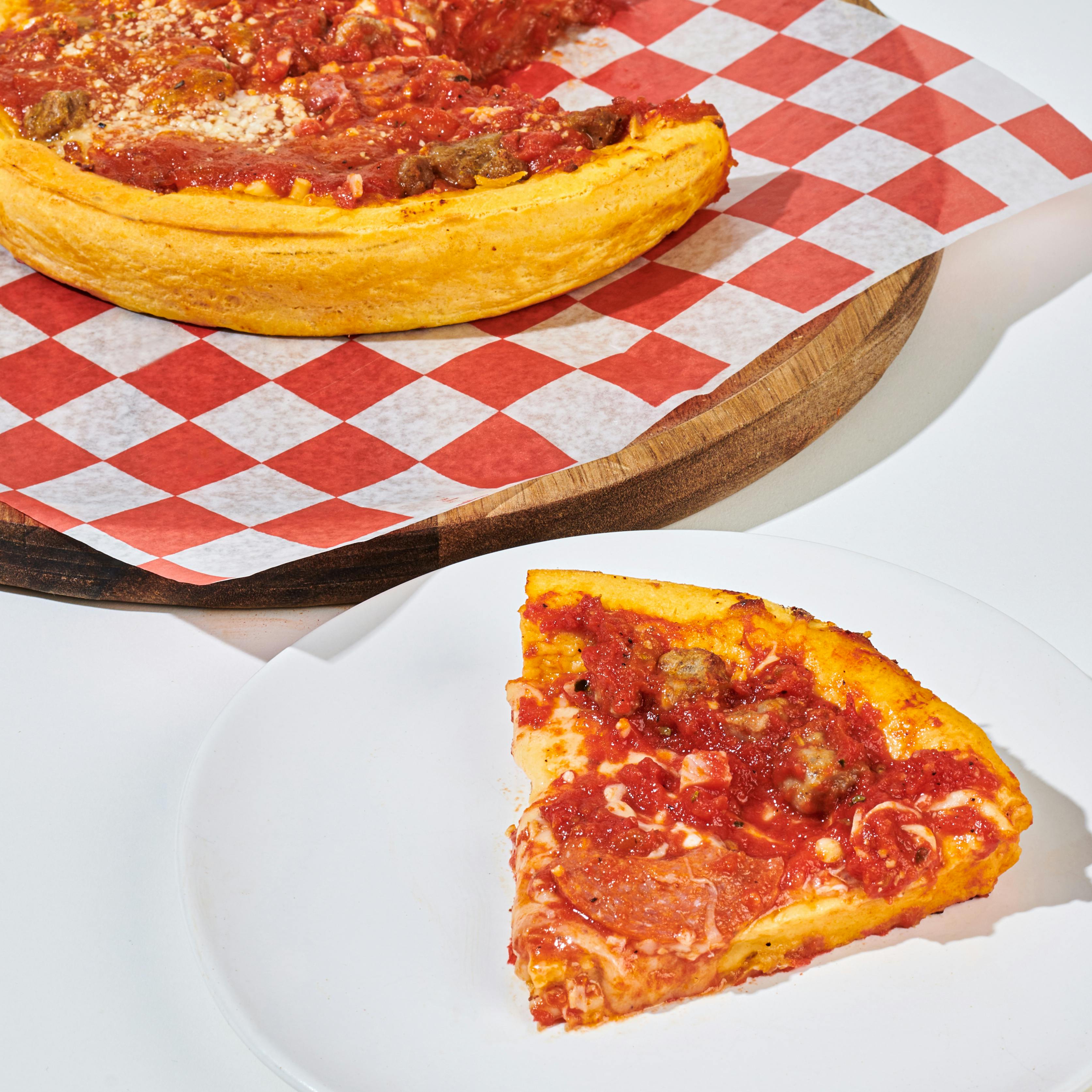 Chicago Deep Dish Sausage & Pepperoni Pizza Box - 3 Pack by Gino's East - Alternate image 1