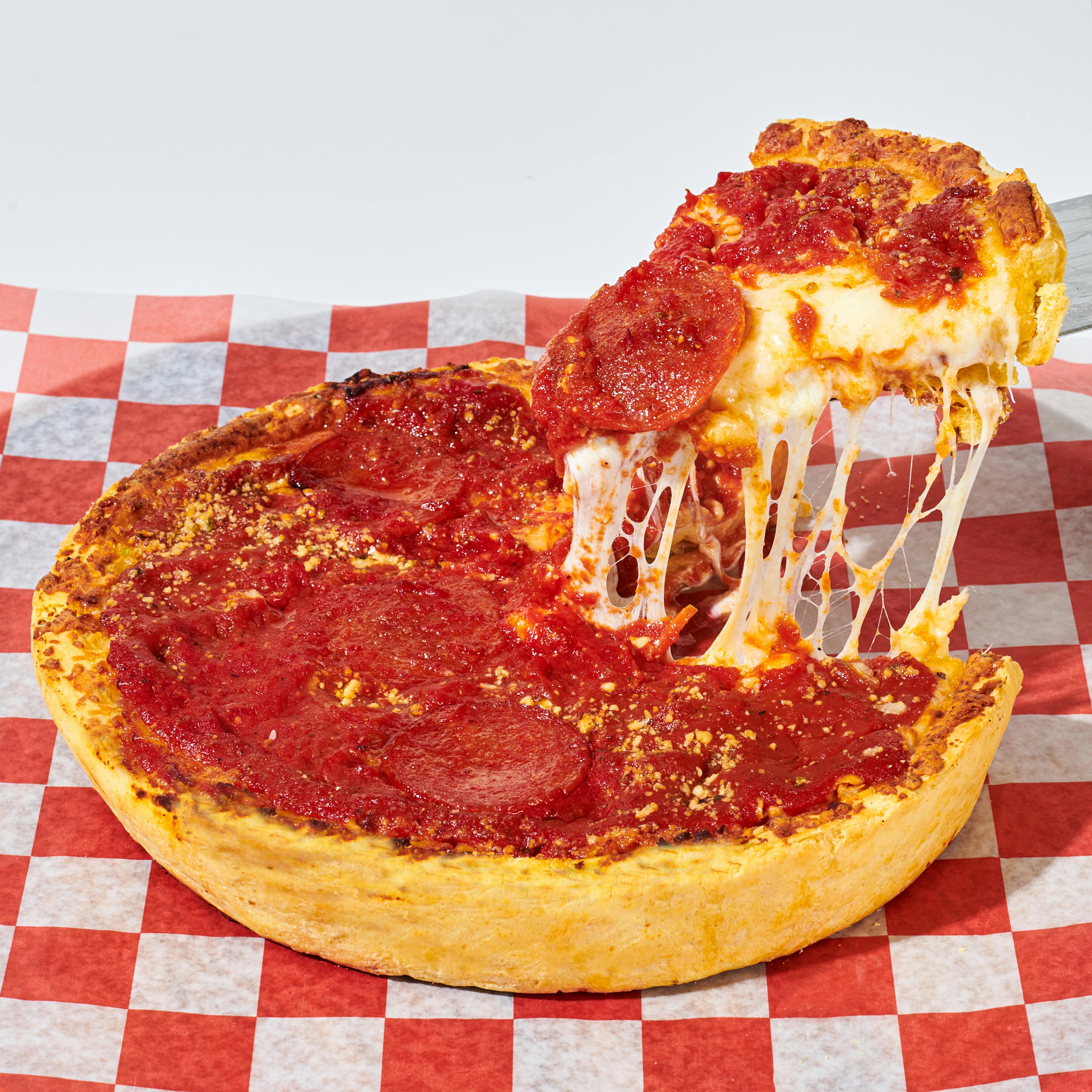 Chicago Deep Dish Pepperoni Pizza Box - 3 Pack by Gino's East