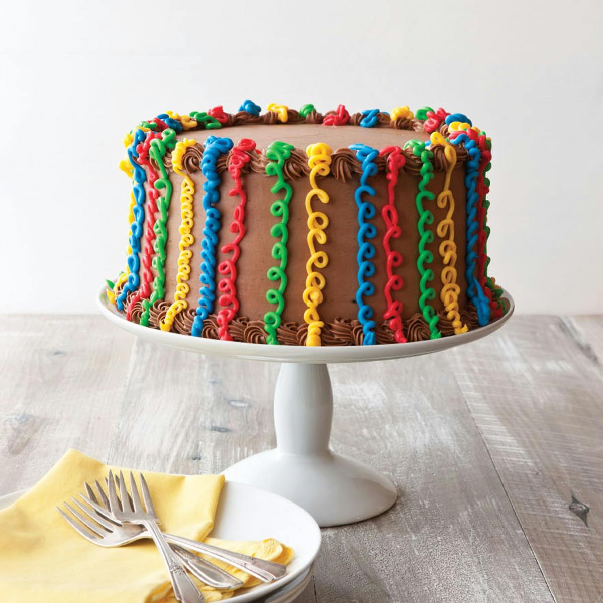 Streamers Cake by Edgar's Bakery