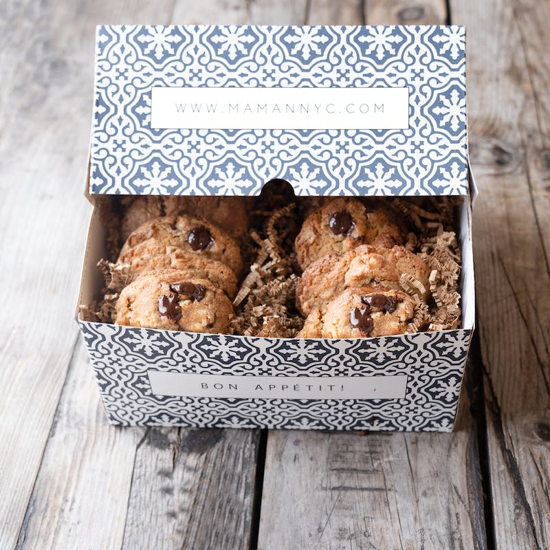 Nutty Chocolate Chip Cookie Gift Box - 12 Pack by Maman