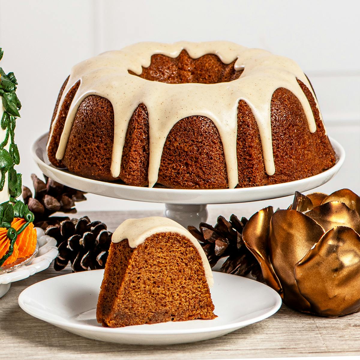 Pumpkin Maple Cinnamon Bundt Cake by We Take the Cake