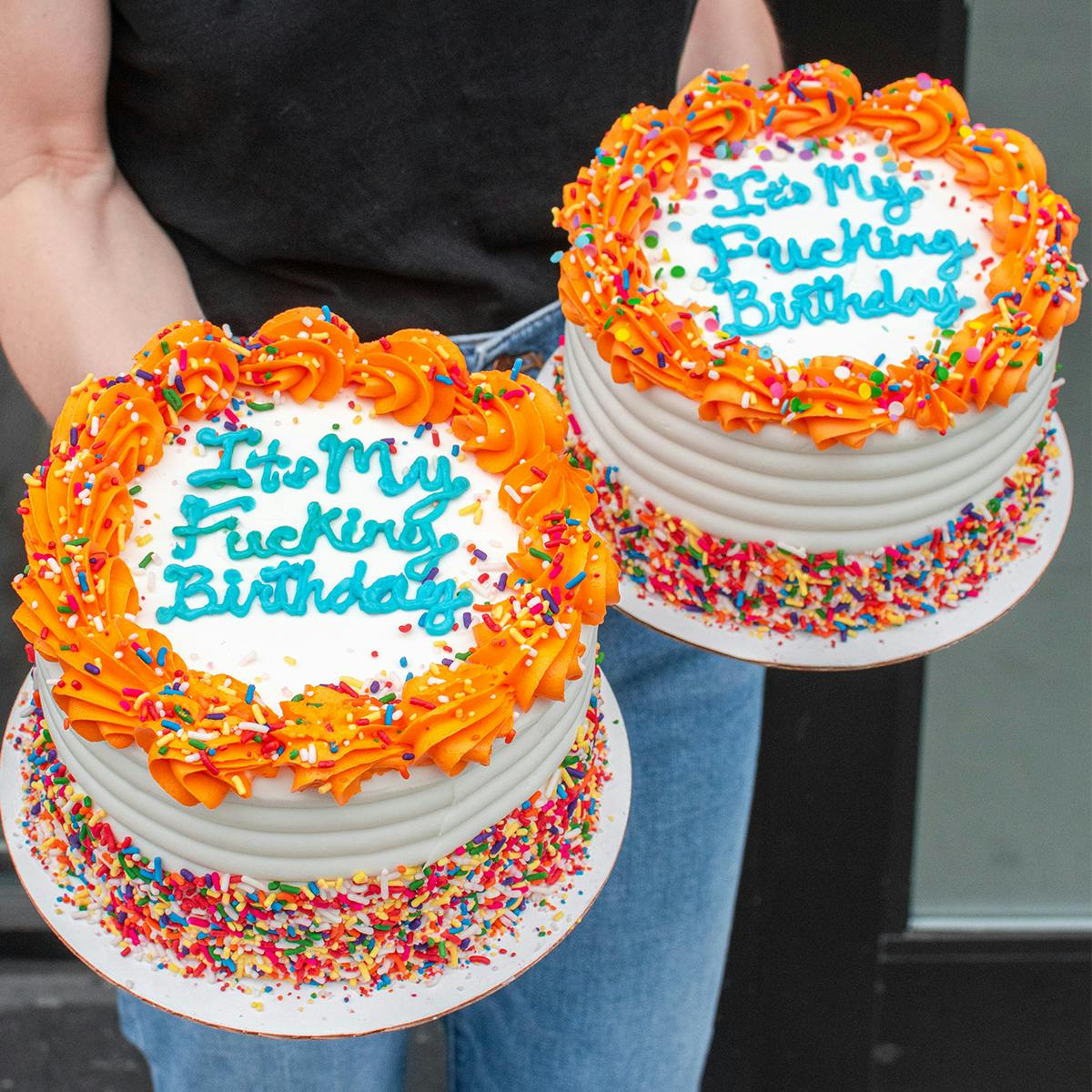 "It's My F*ckin Birthday" Boozy Ice Cream Cake by Tipsy Scoop Boozy Ice Cream - Alternate image 2
